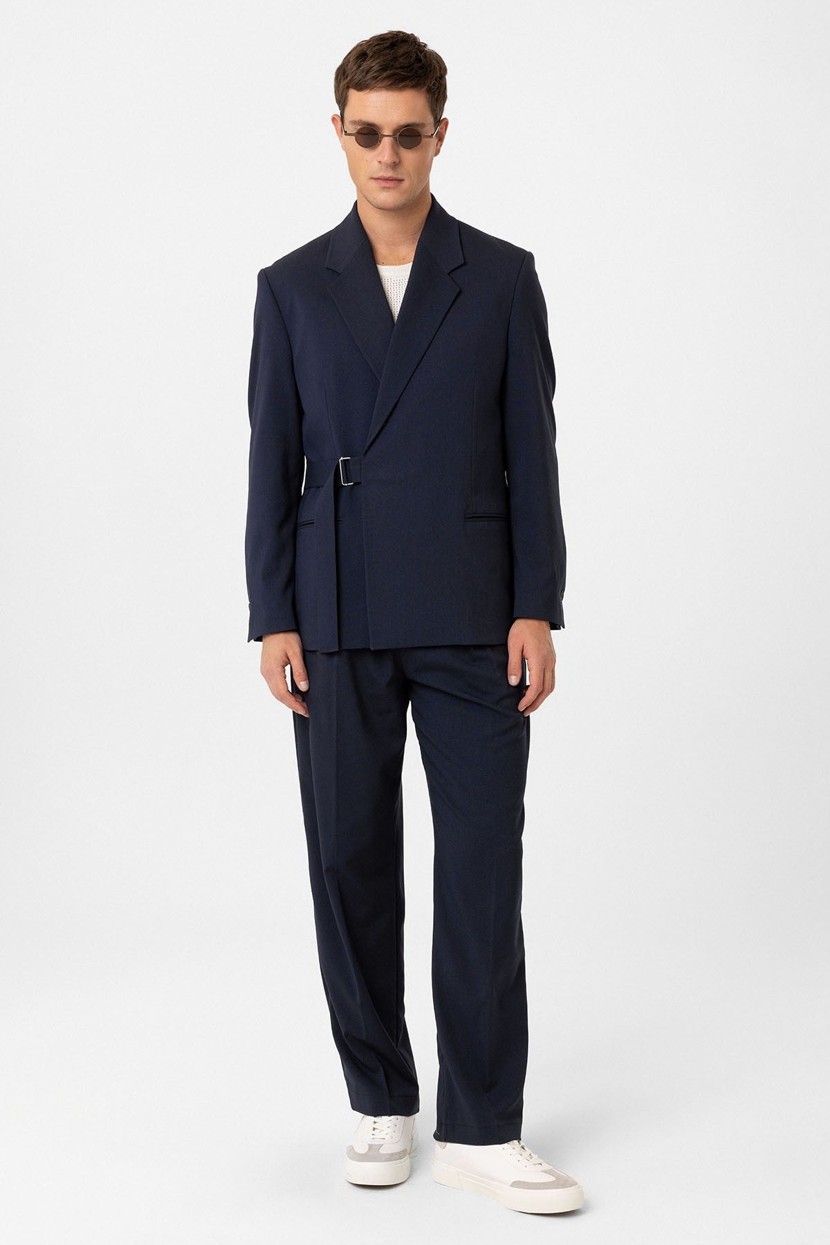 Antioch Kuşaklı Relax Fit Erkek Blazer Ceket