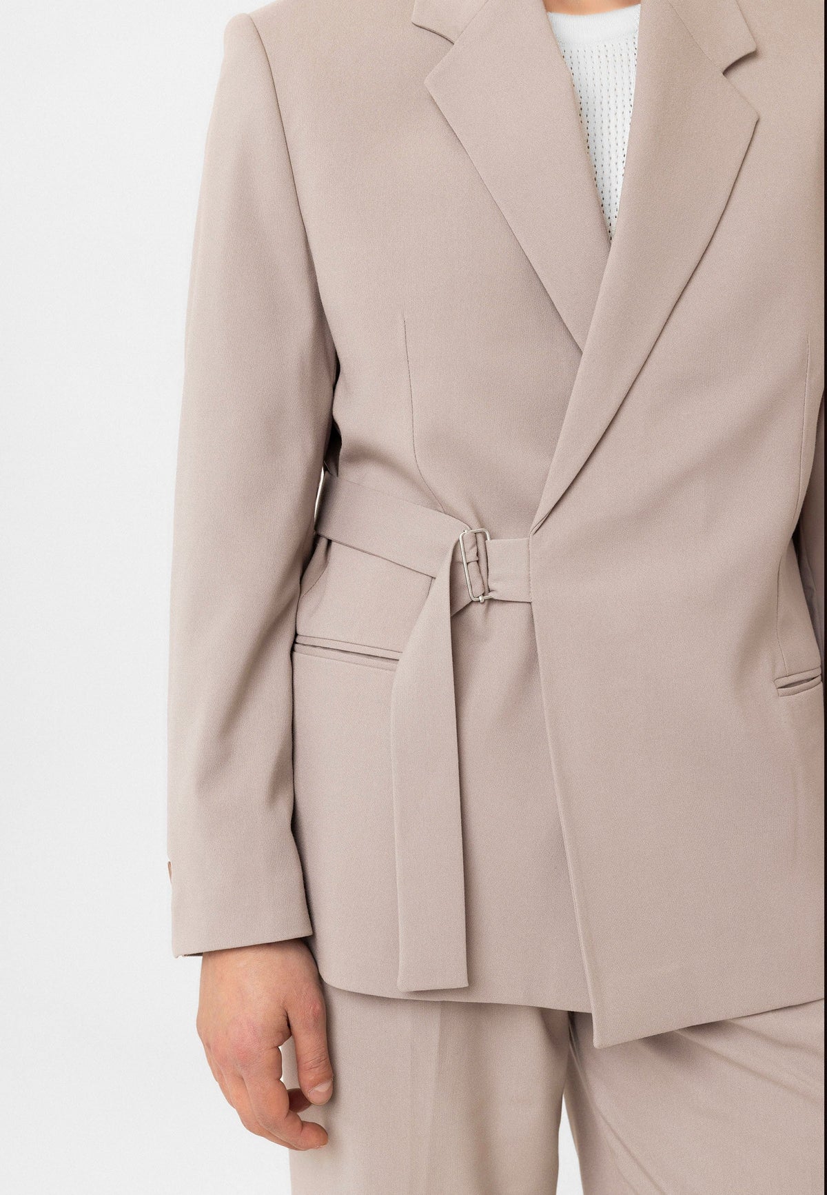 Antioch Kuşaklı Relax Fit Erkek Blazer Ceket