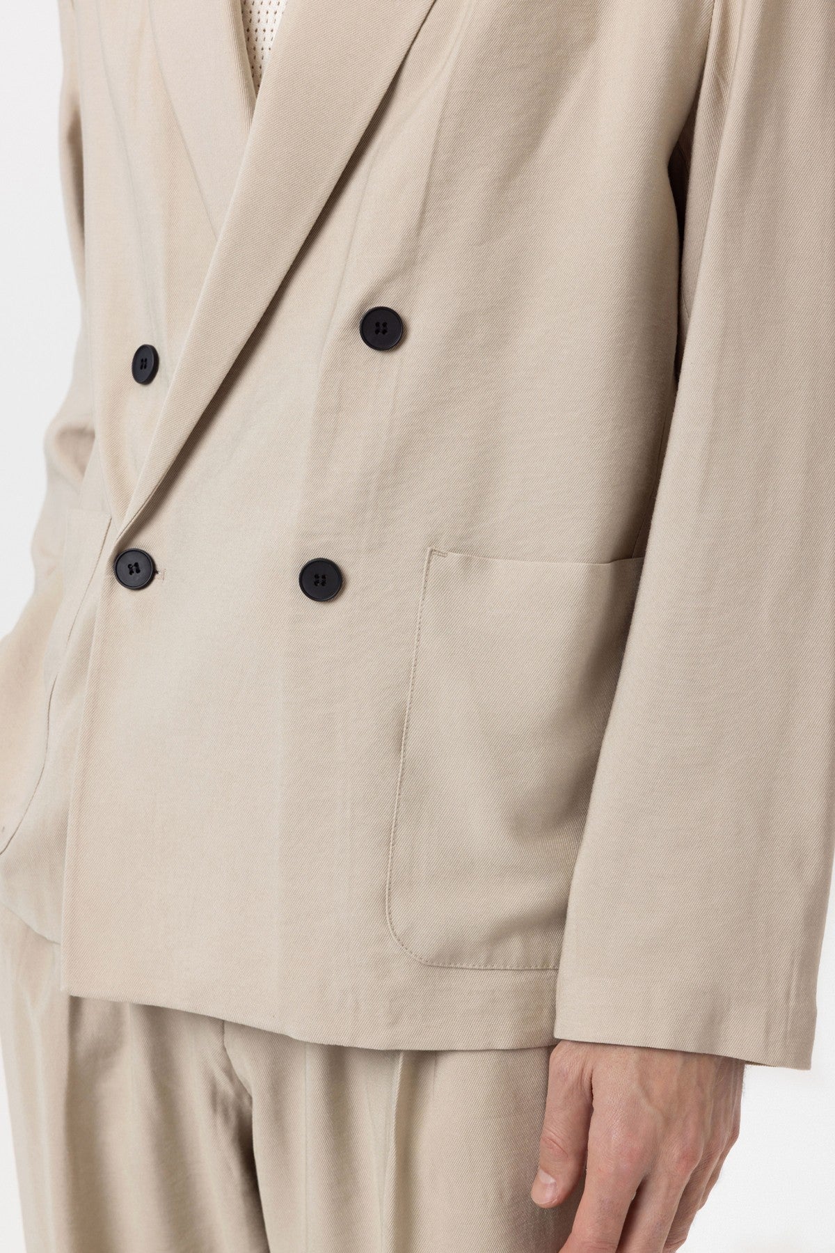 Antioch Relax Fit Diagonel İnce Erkek Blazer Ceket