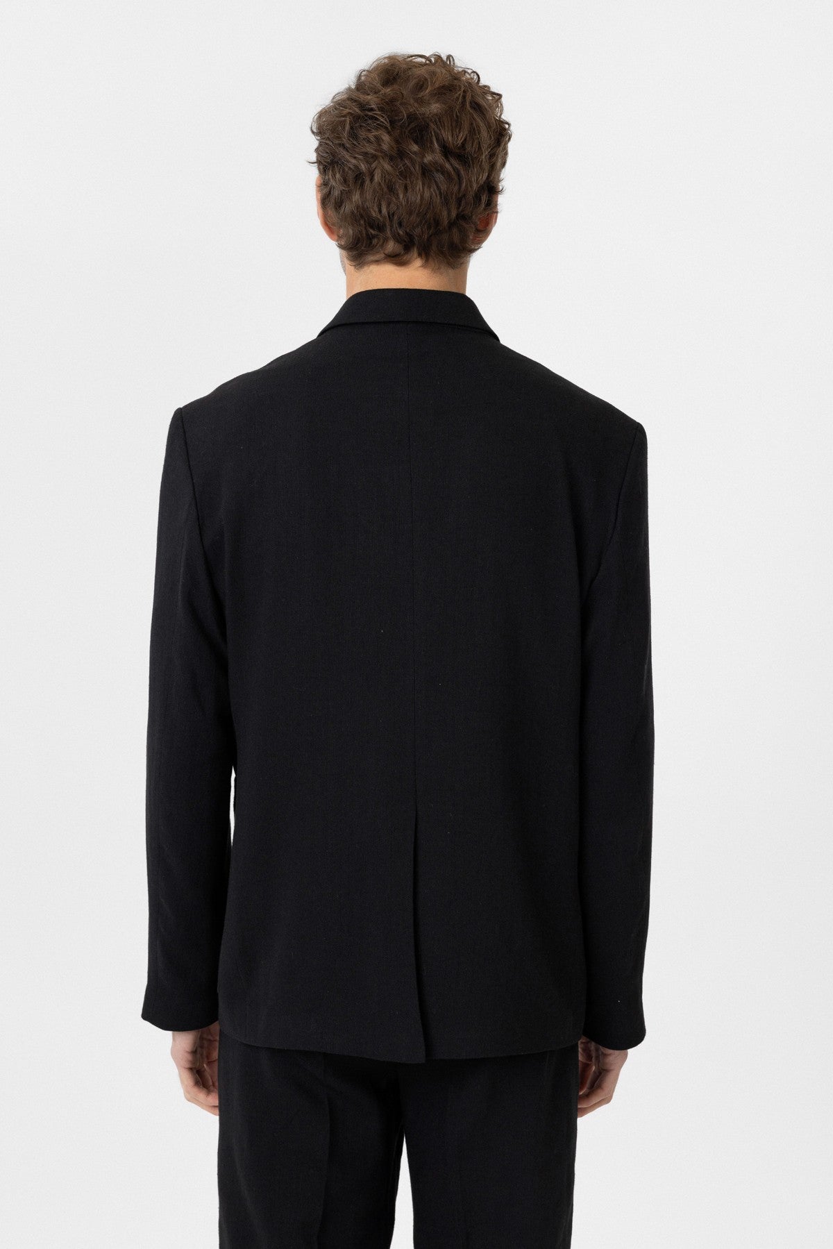 Antioch Relax Fit Keten Karışımlı Erkek Blazer Ceket