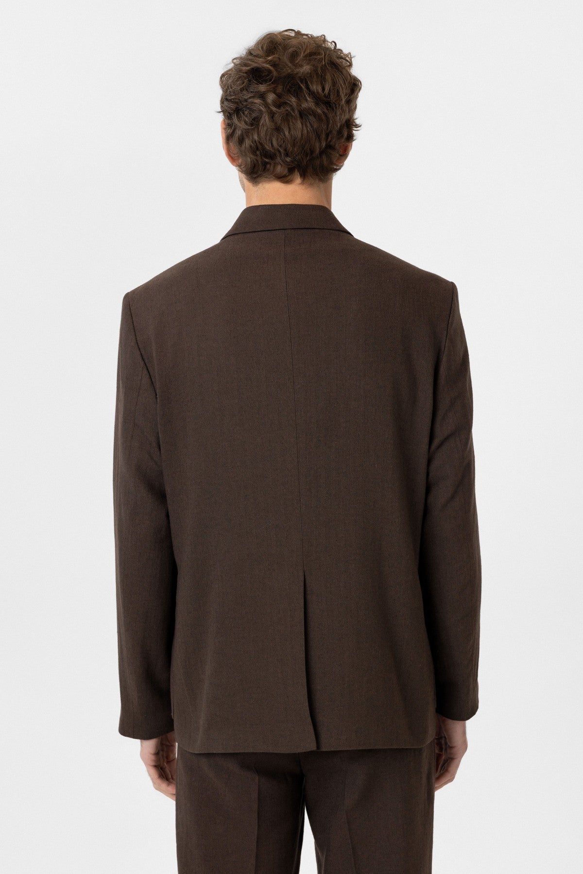 Antioch Relax Fit Keten Karışımlı Erkek Blazer Ceket