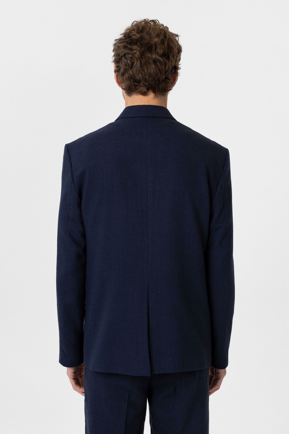 Antioch Relax Fit Keten Karışımlı Erkek Blazer Ceket