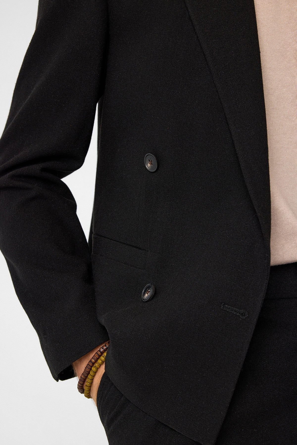 Antioch Relax Fit Kruvaze Crop Erkek Blazer Ceket