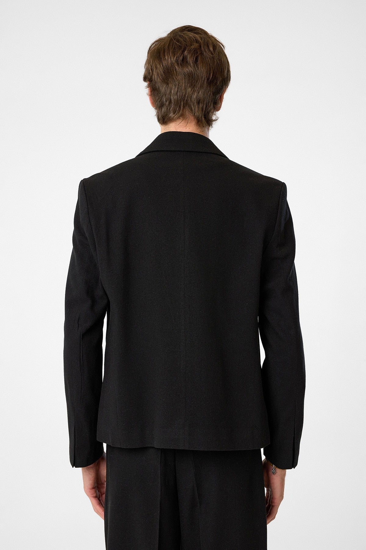 Antioch Relax Fit Kruvaze Crop Erkek Blazer Ceket