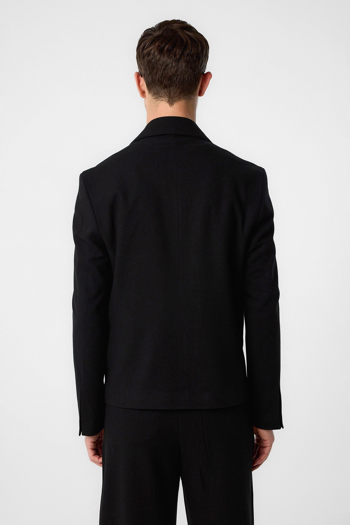 Antioch Relax Fit Kruvaze Crop Erkek Blazer Ceket