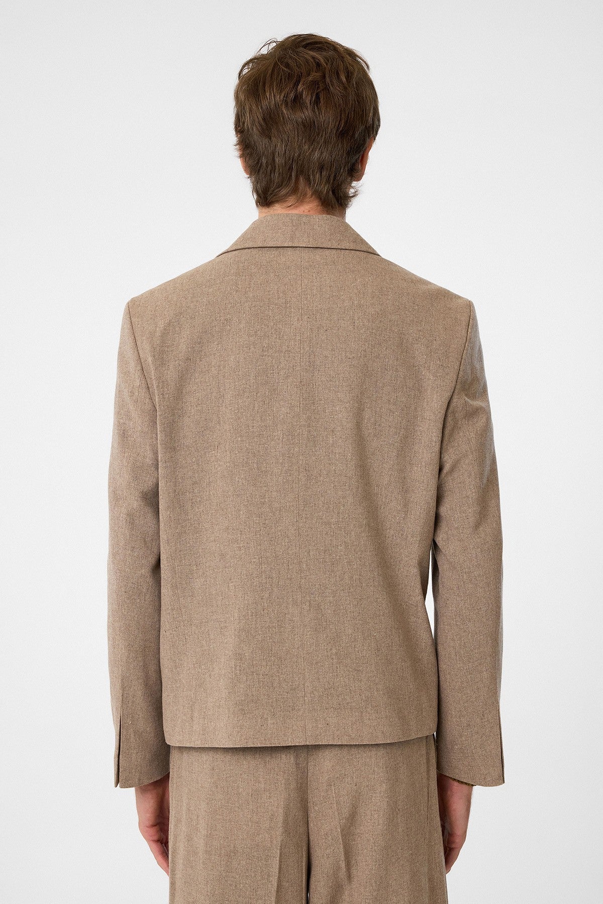 Antioch Relax Fit Kruvaze Crop Erkek Blazer Ceket