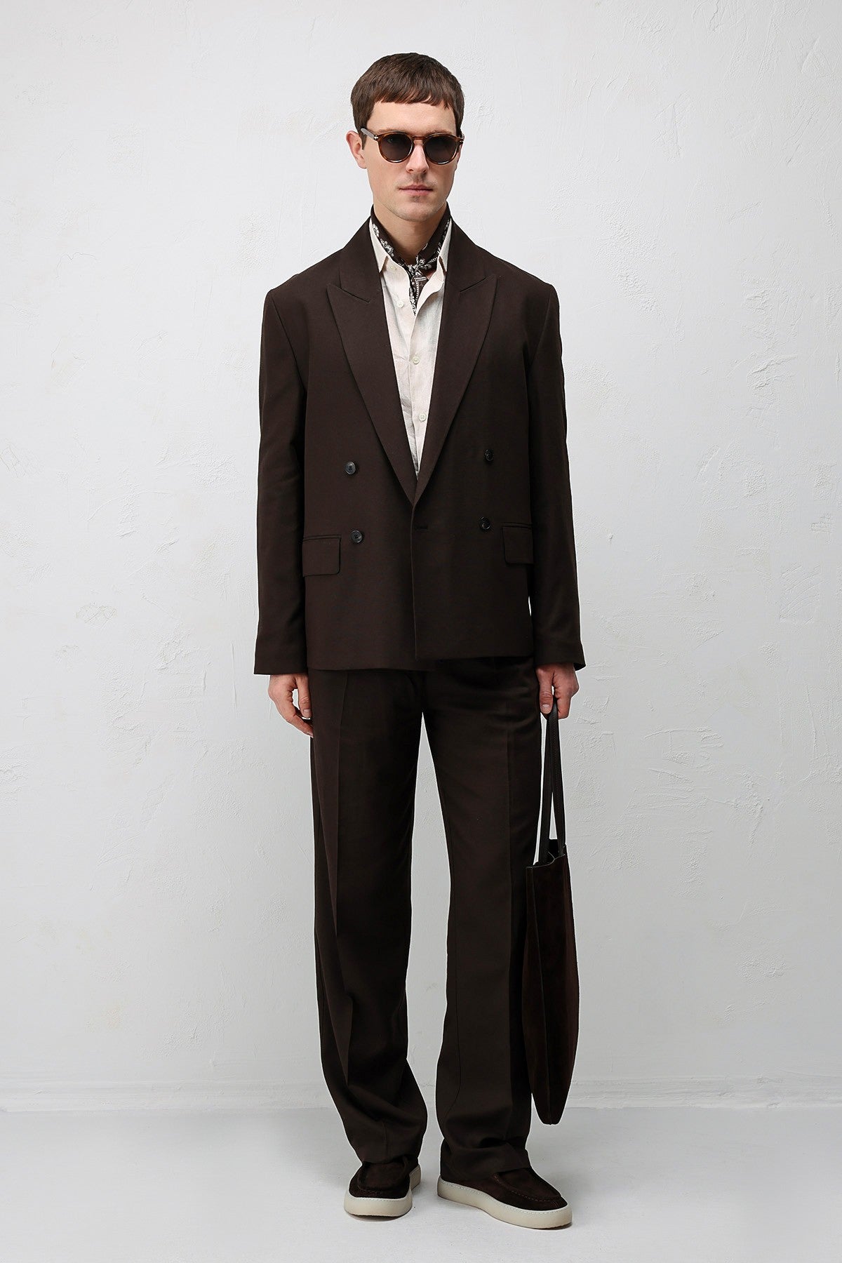 Relax Fit Keten Karışımlı Erkek Blazer Ceket