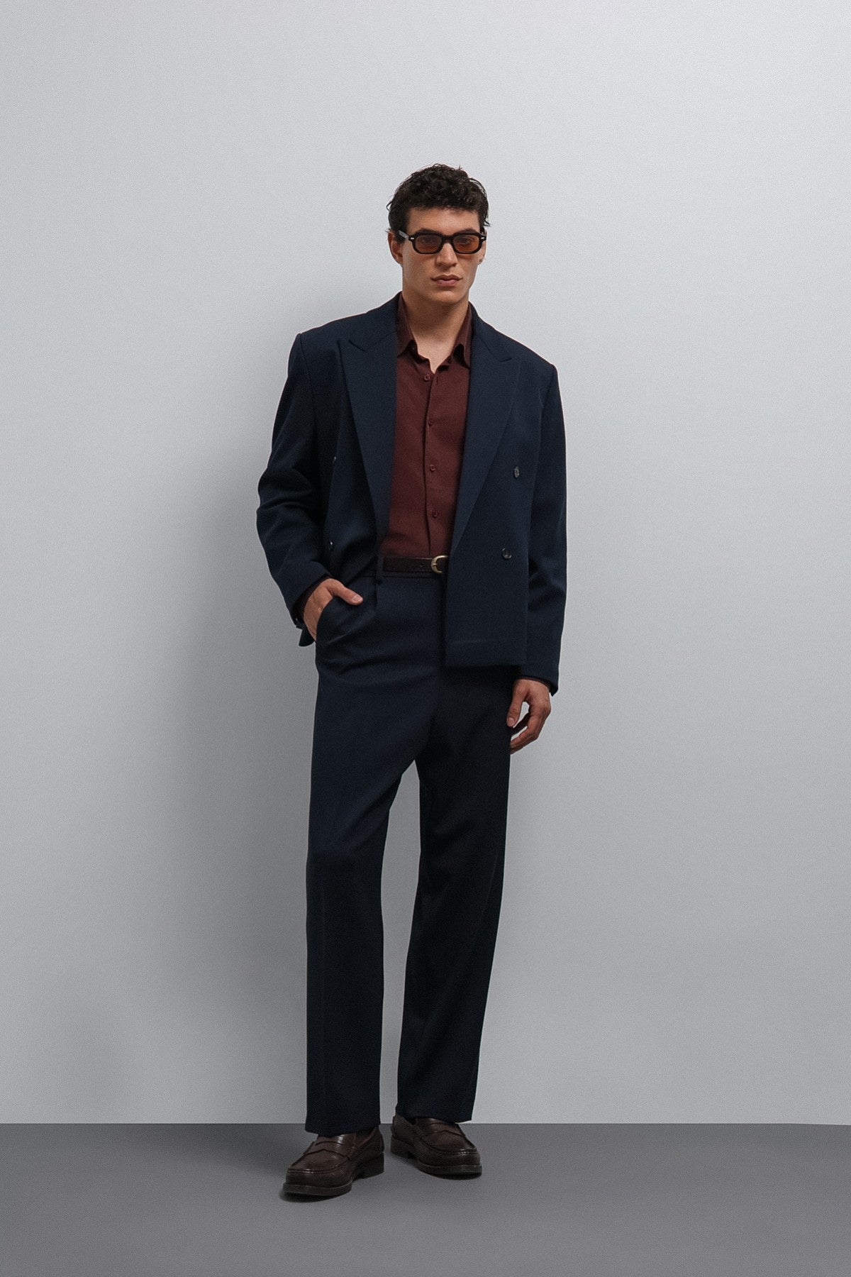 Antioch Kruvaze Relax Crop Fit Blazer Ceket