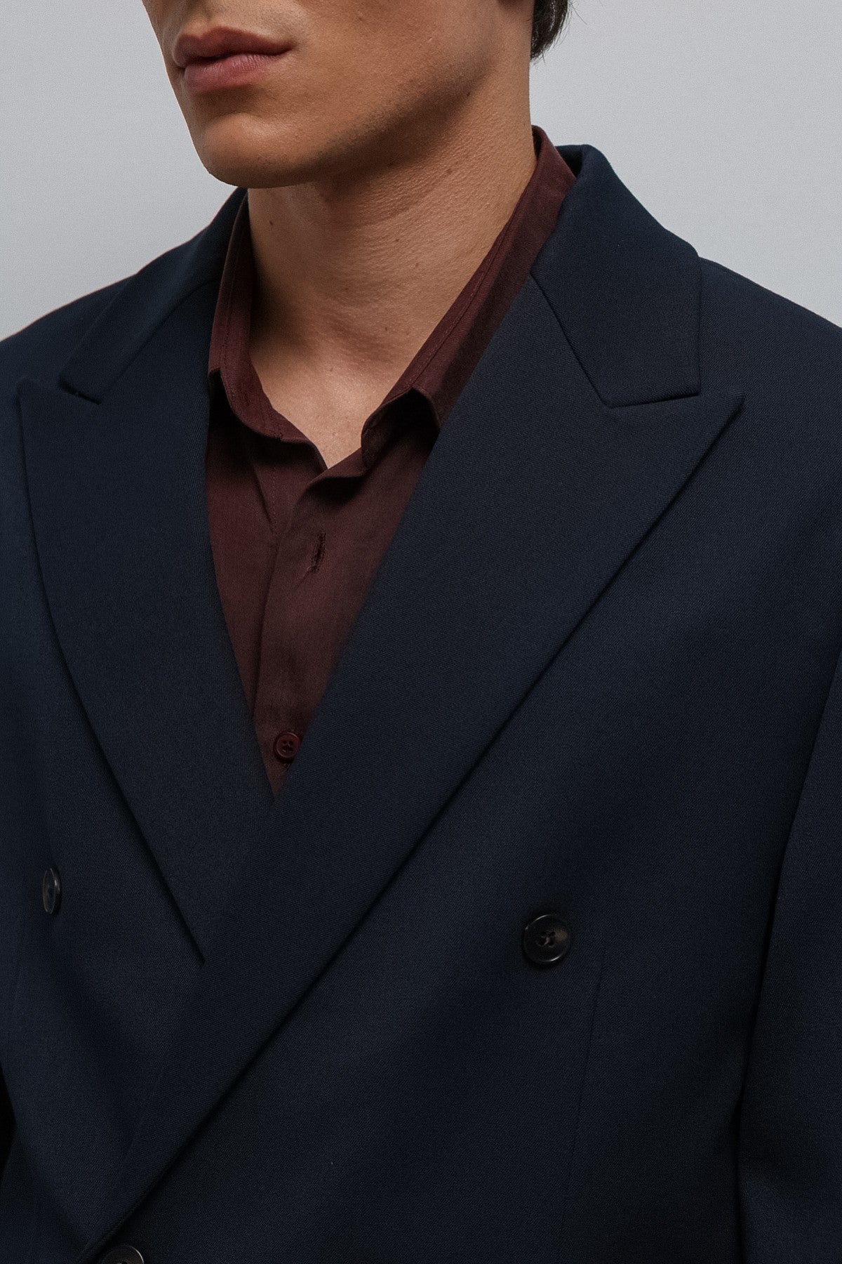 Antioch Kruvaze Relax Crop Fit Blazer Ceket