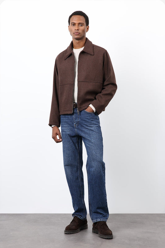 Antioch Regular Fit Dokulu Erkek Mont