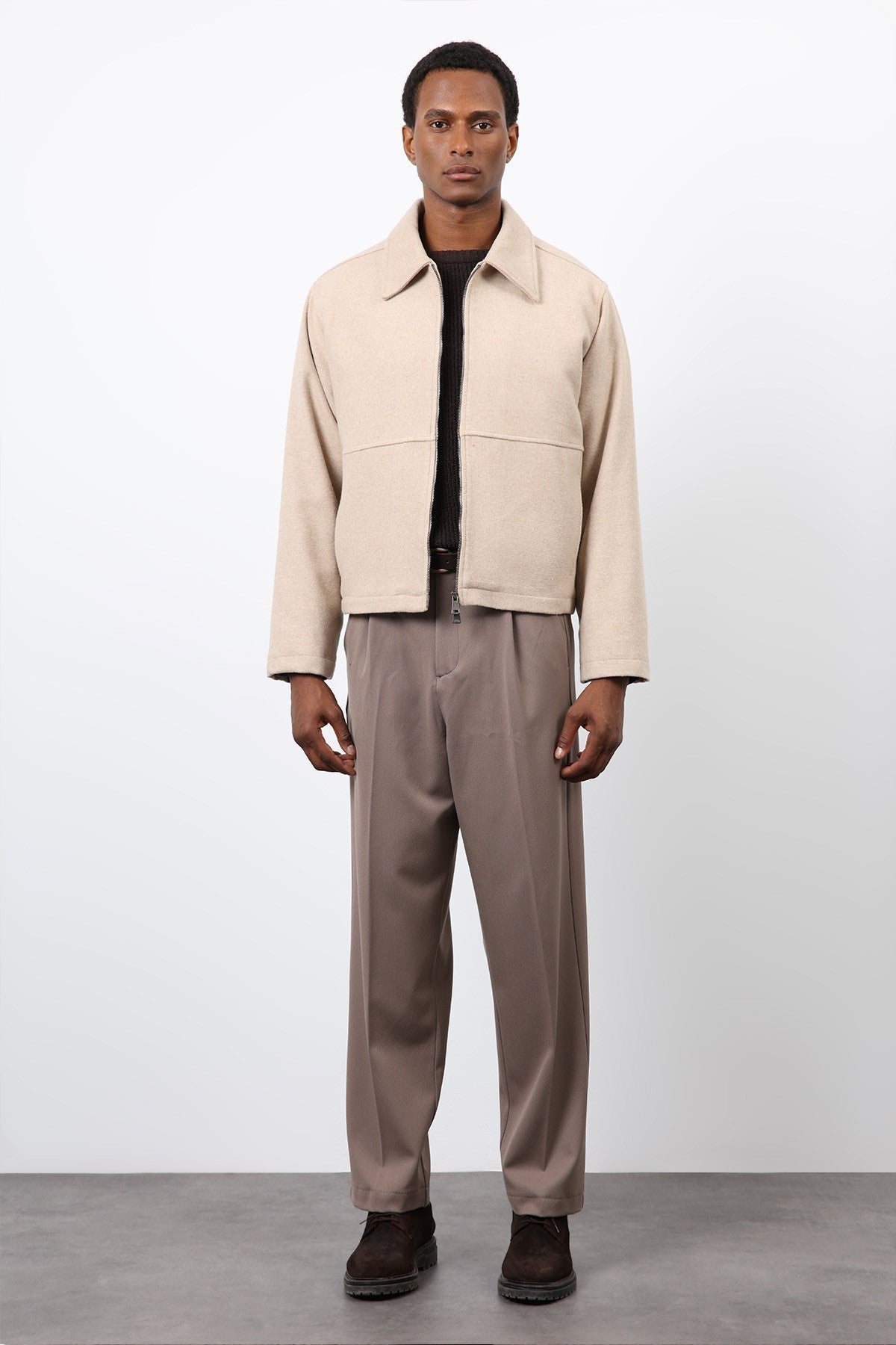 Antioch Regular Fit Dokulu Erkek Mont