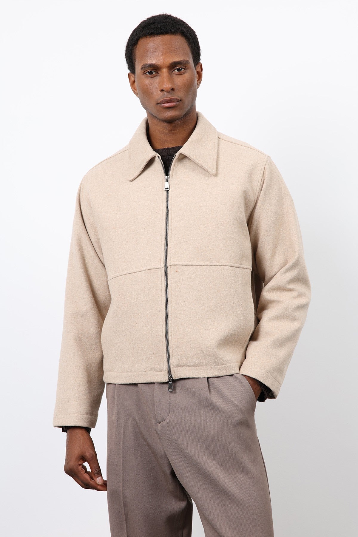 Antioch Regular Fit Dokulu Erkek Mont