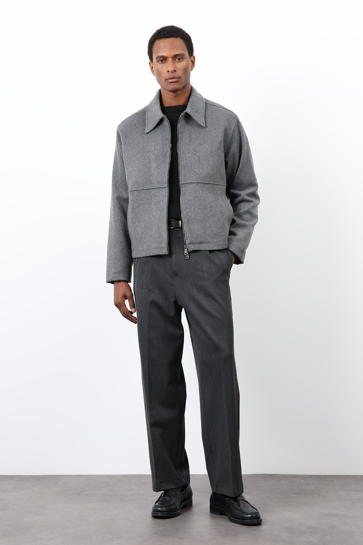 Antioch Regular Fit Dokulu Erkek Mont