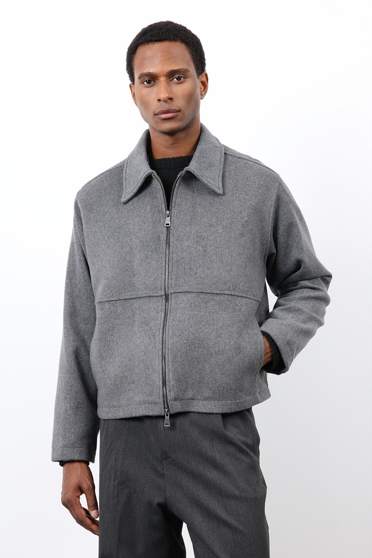 Antioch Regular Fit Dokulu Erkek Mont