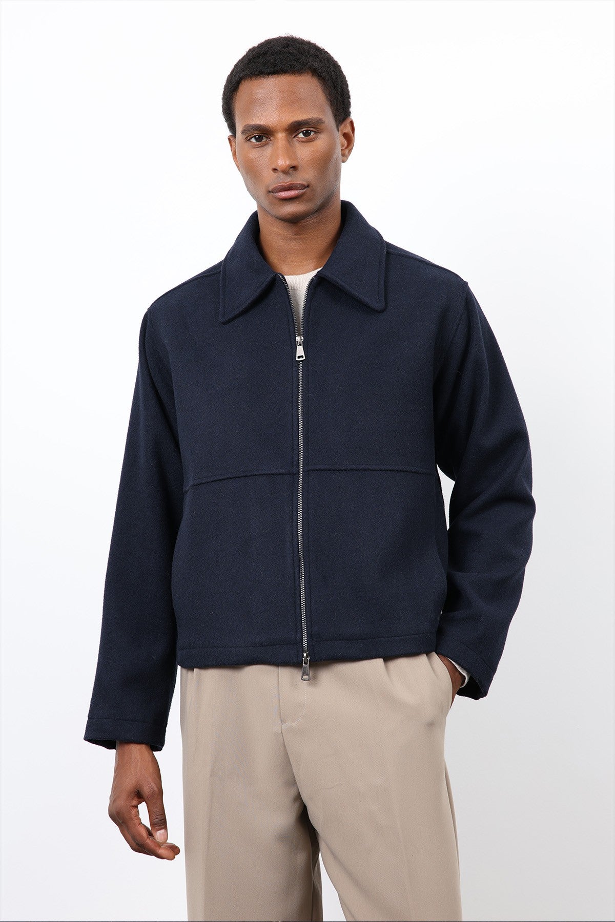Antioch Regular Fit Dokulu Erkek Mont
