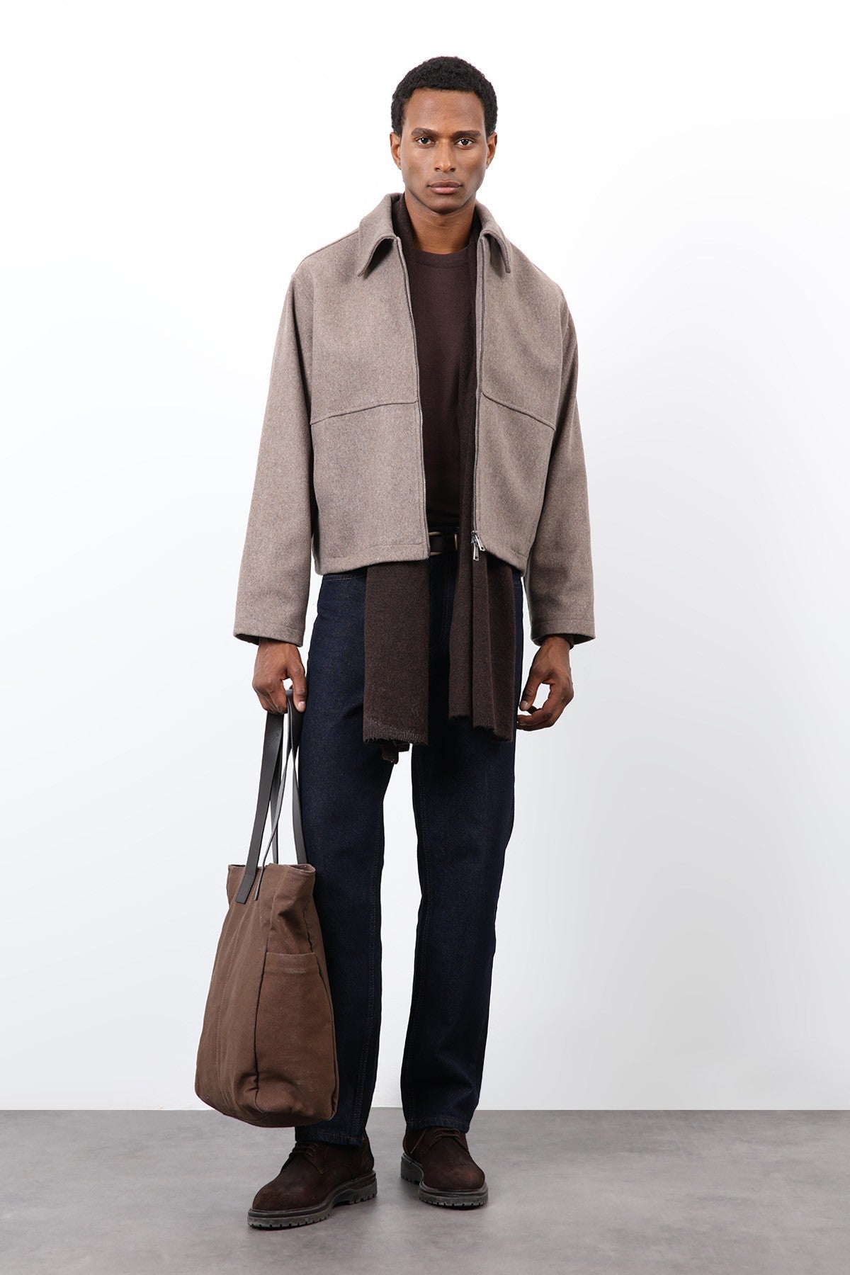 Antioch Regular Fit Dokulu Erkek Mont