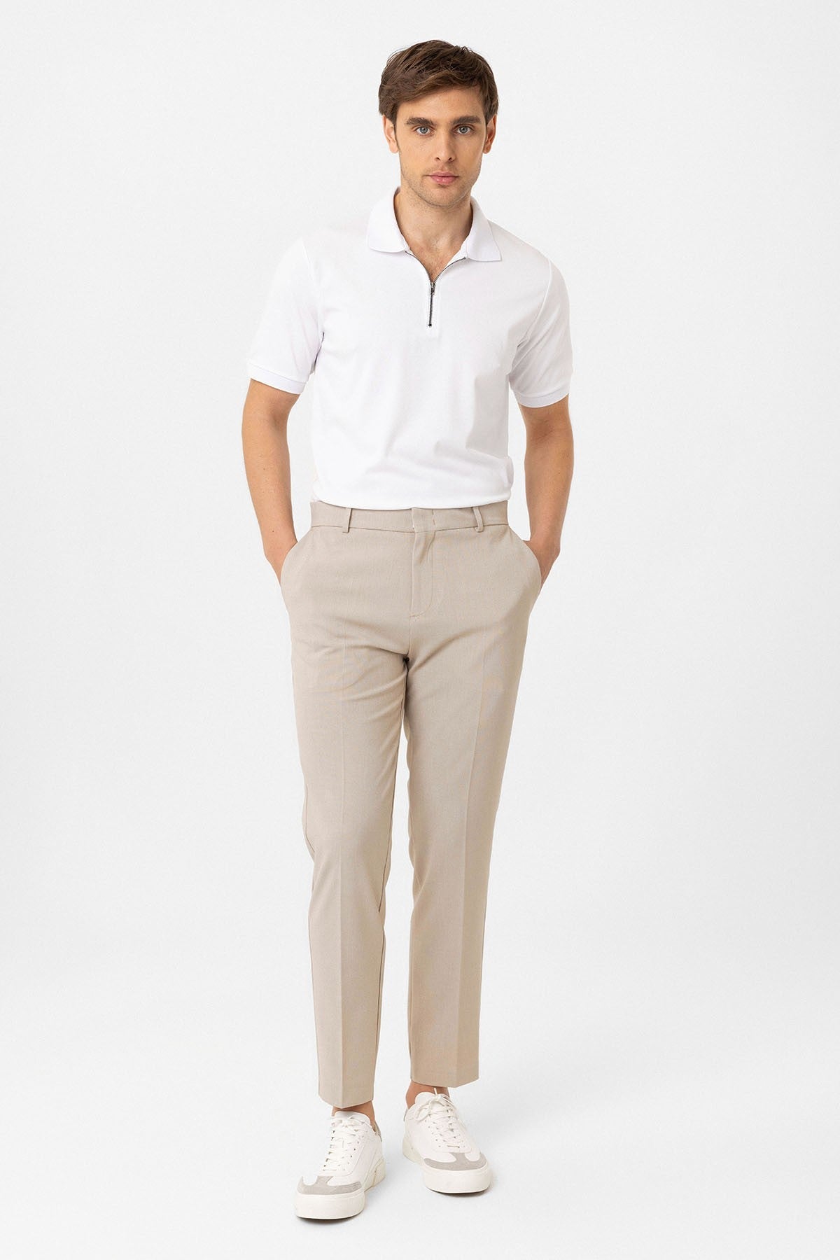 Antioch Fermuarlı Regular Fit Erkek T-Shirt
