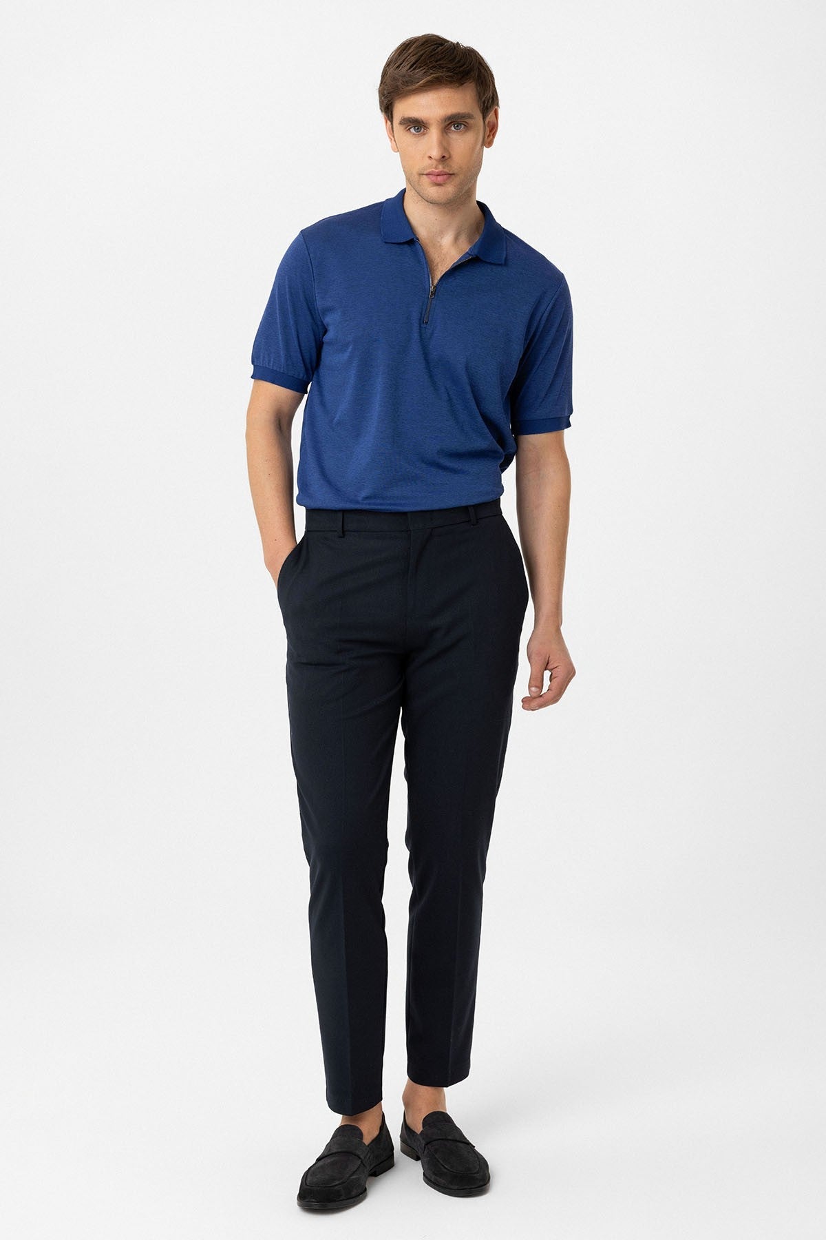 Antioch Fermuarlı Regular Fit Erkek T-Shirt