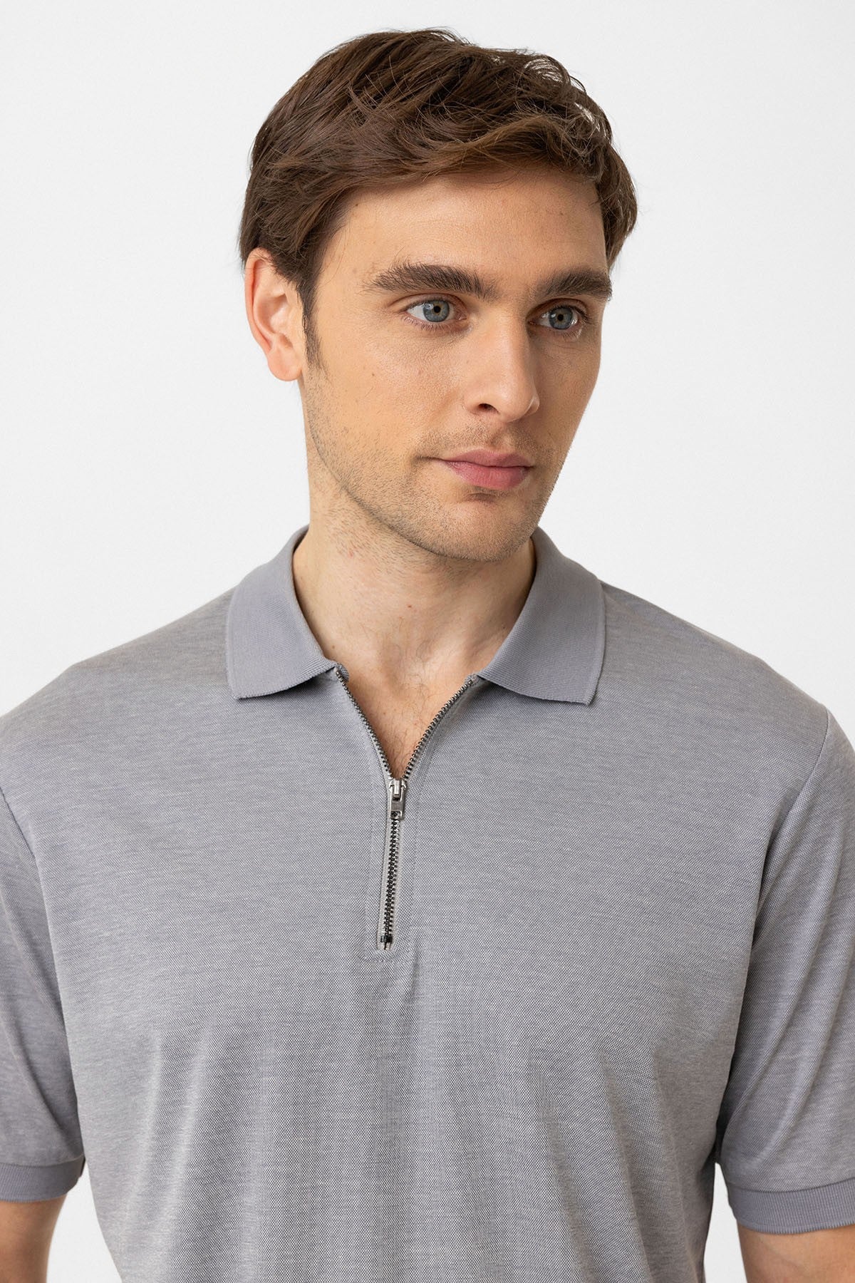 Antioch Fermuarlı Regular Fit Erkek T-Shirt