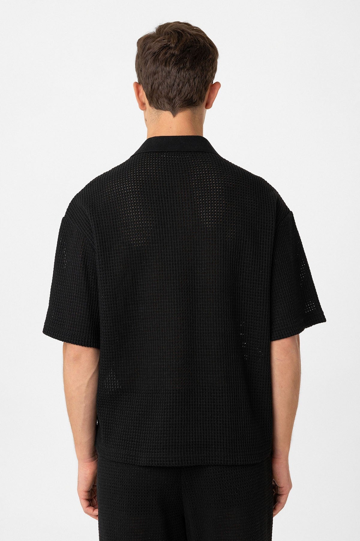 Antioch Polo Yaka Dokulu Relaxed Erkek T-Shirt