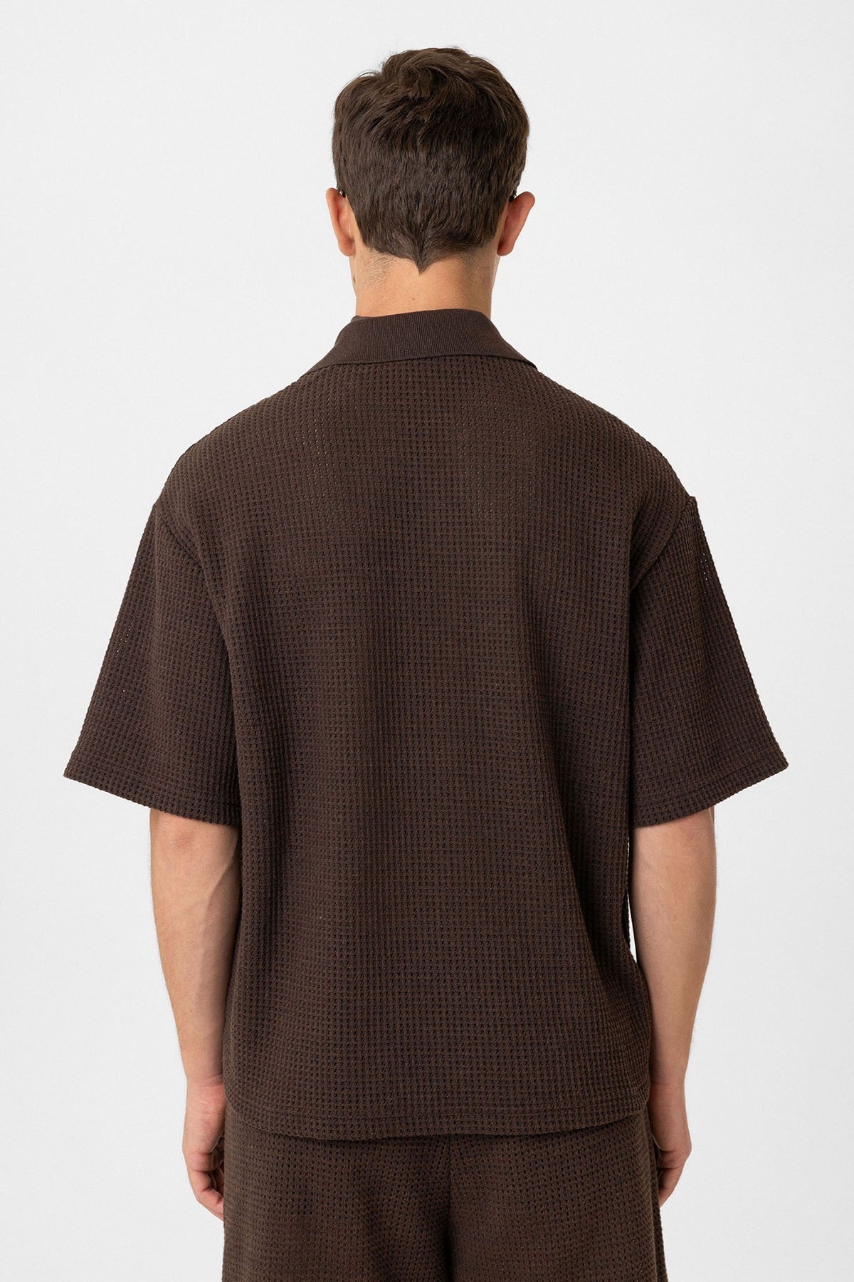 Antioch Polo Yaka Dokulu Relaxed Erkek T-Shirt
