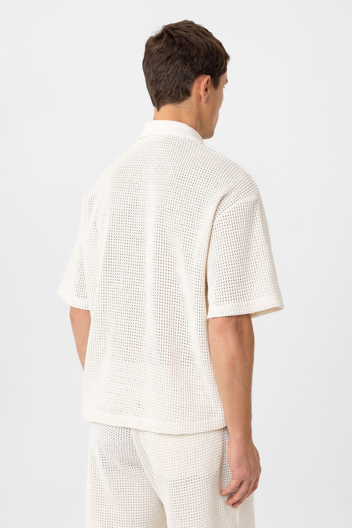 Antioch Polo Yaka Dokulu Relaxed Erkek T-Shirt