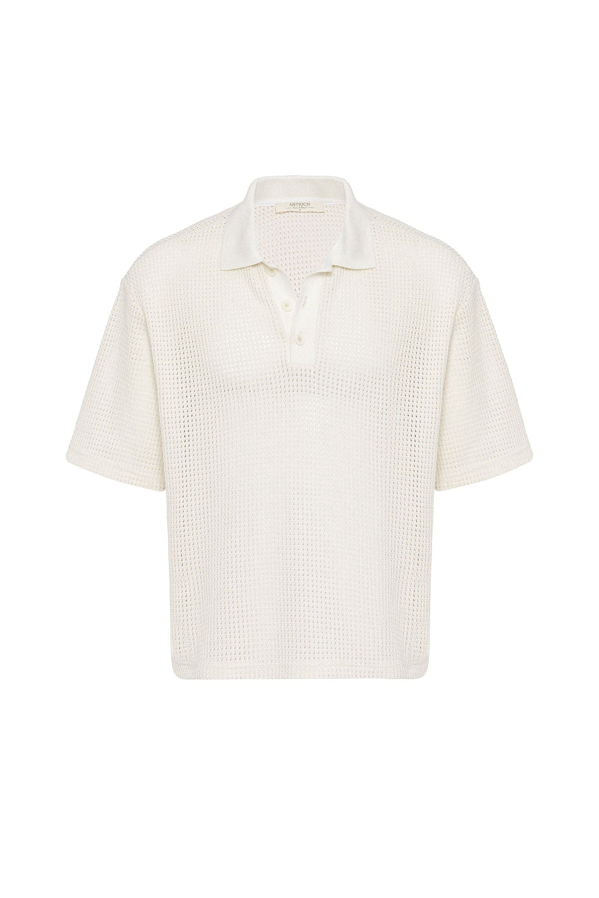 Antioch Polo Yaka Dokulu Relaxed Erkek T-Shirt