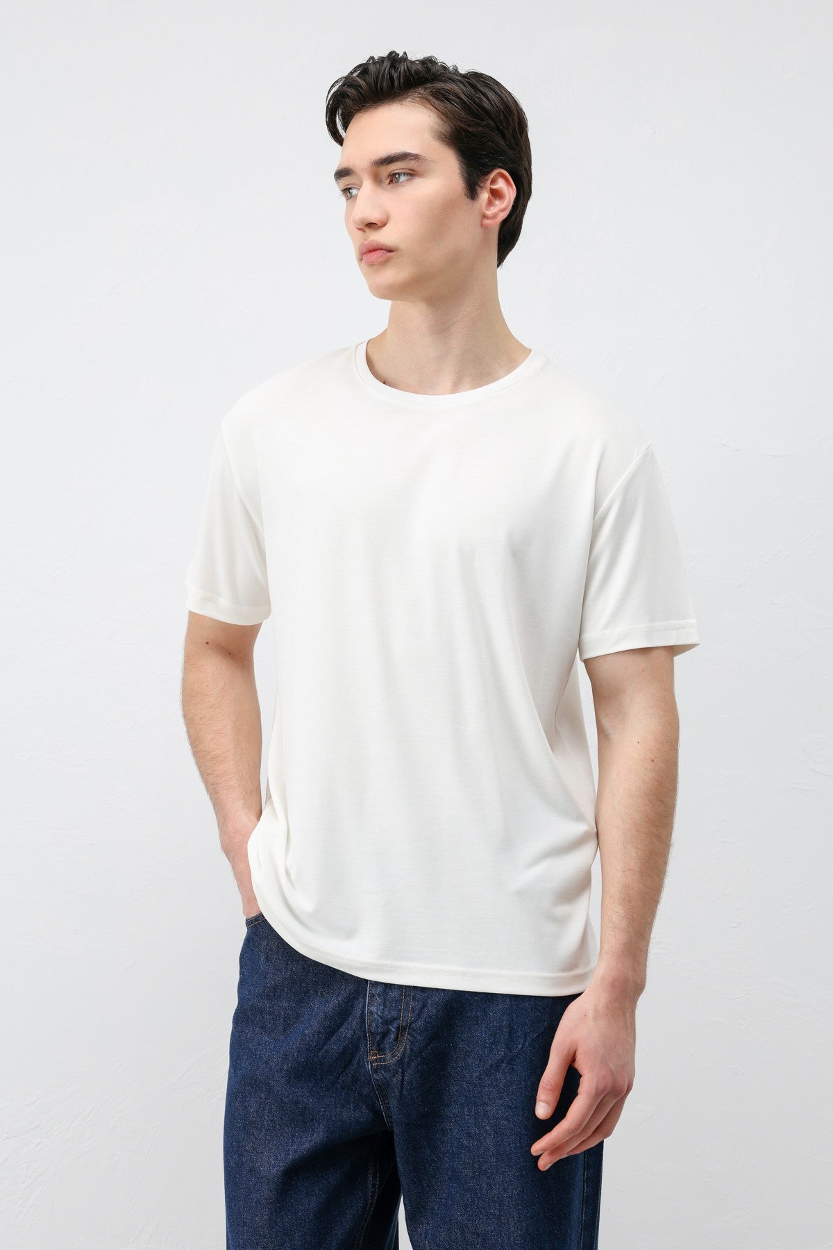 Antioch Regular Fit Modal Teknik Kumaş Erkek T-Shirt