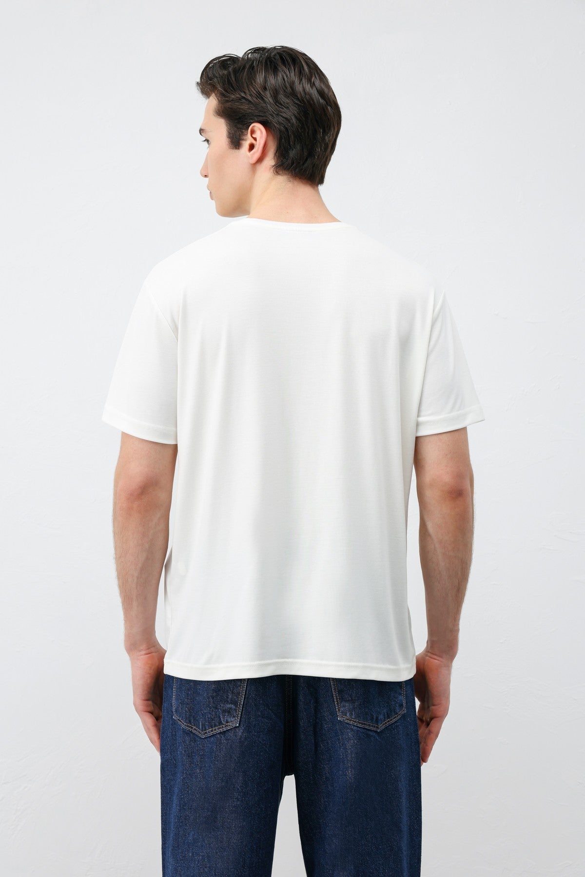 Antioch Regular Fit Modal Teknik Kumaş Erkek T-Shirt