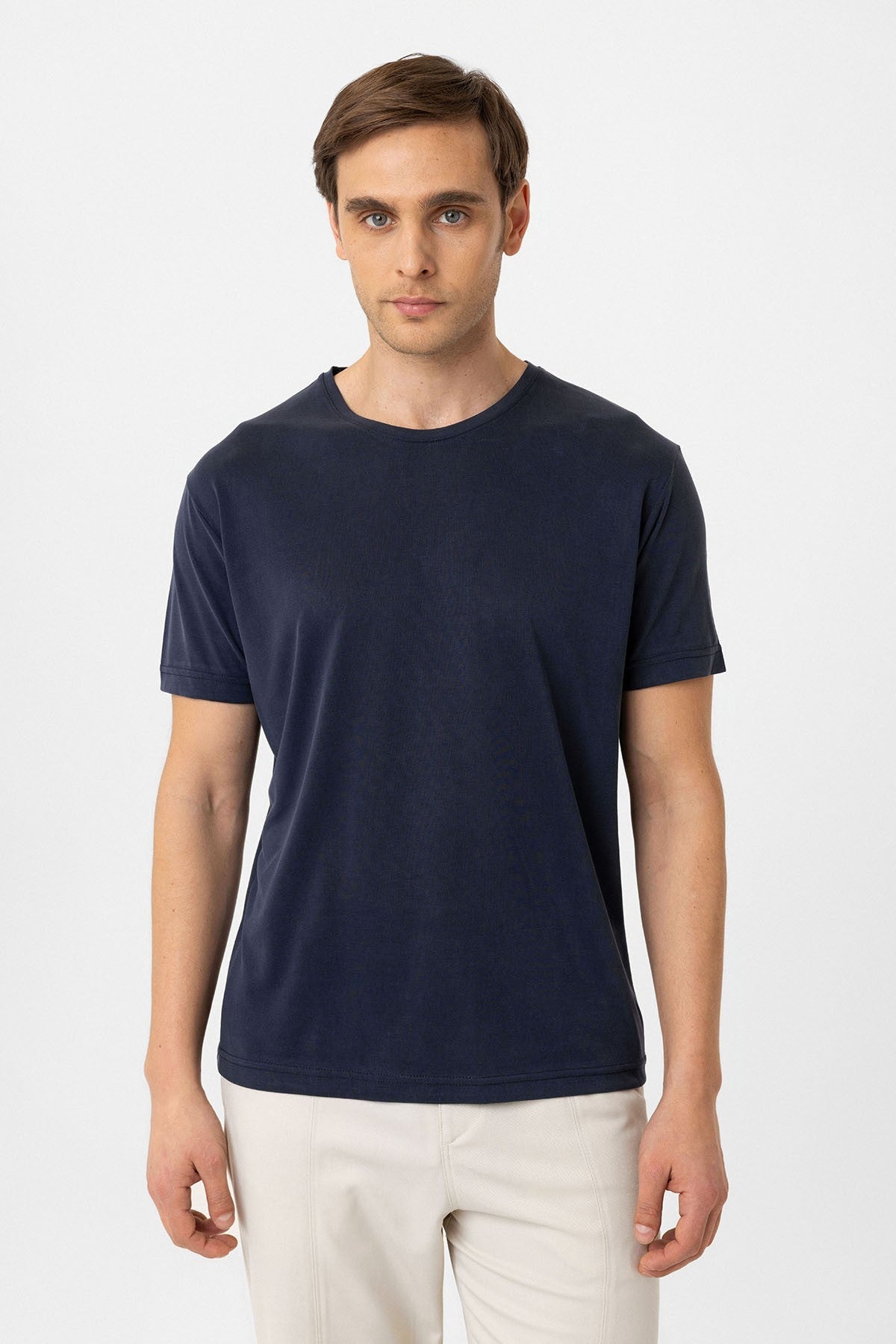 Antioch Regular Fit Modal Teknik Kumaş Erkek T-Shirt
