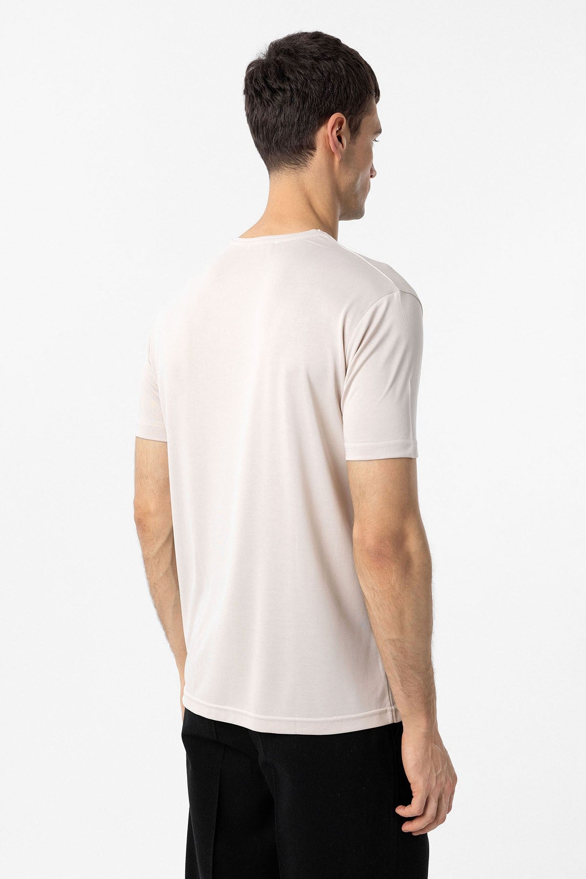 Antioch Regular Fit Modal Teknik Kumaş Erkek T-Shirt