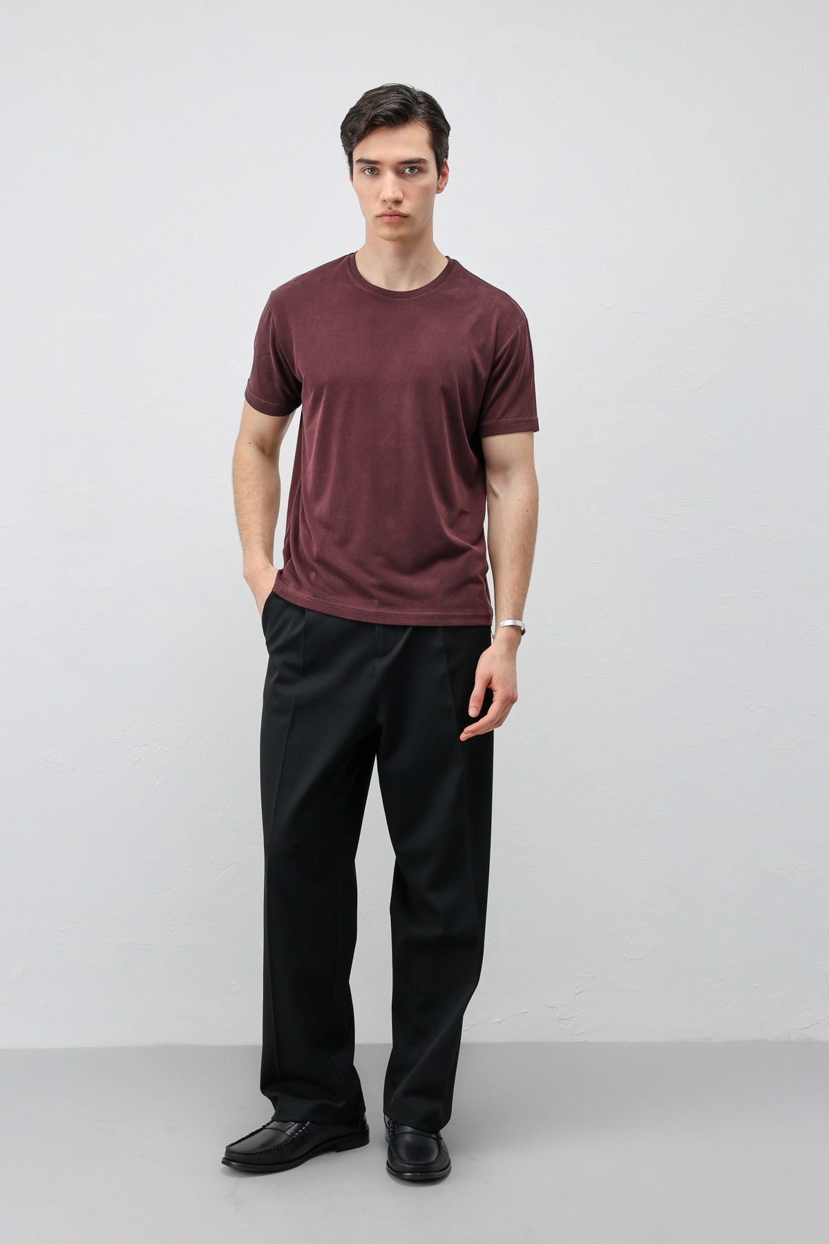 Antioch Regular Fit Modal Teknik Kumaş Erkek T-Shirt