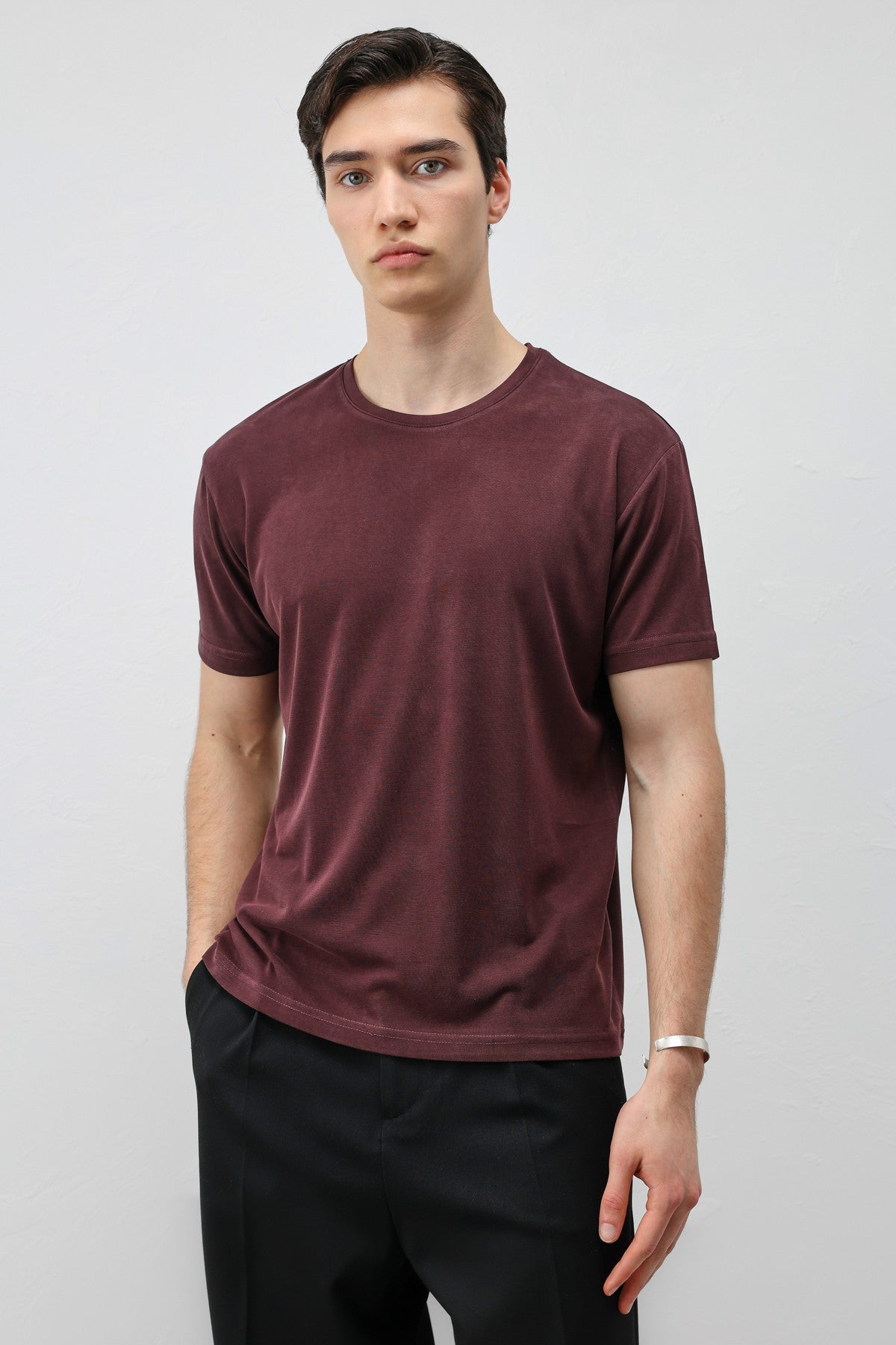 Antioch Regular Fit Modal Teknik Kumaş Erkek T-Shirt