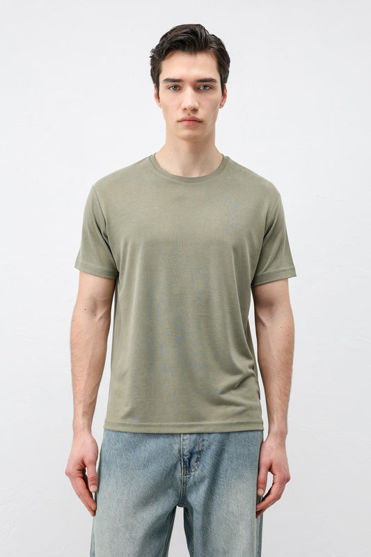 Antioch Regular Fit Modal Teknik Kumaş Erkek T-Shirt