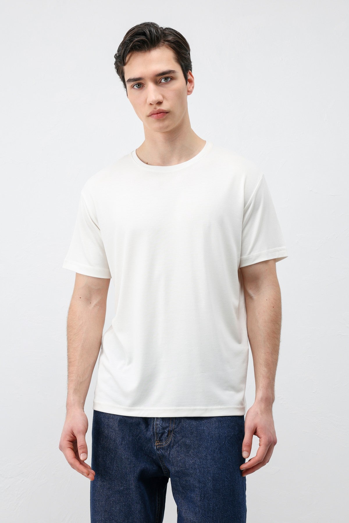 Antioch Regular Fit Modal Teknik Kumaş Erkek T-Shirt