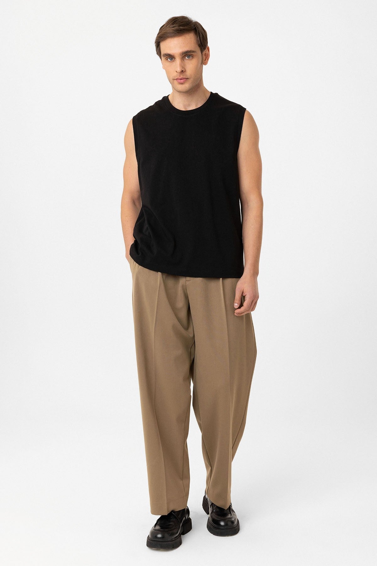 Antioch Relaxed Fit Erkek Kolsuz T-Shirt