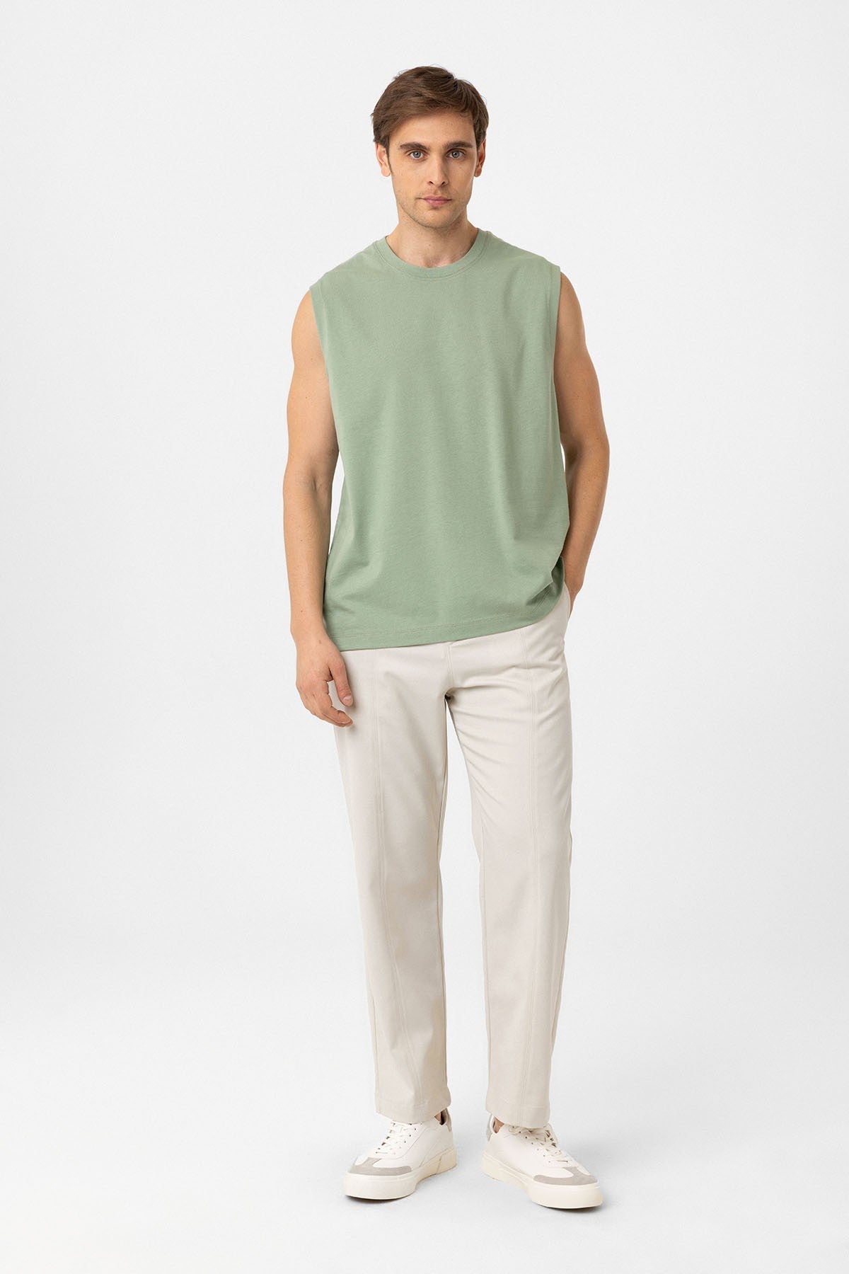 Antioch Relaxed Fit Erkek Kolsuz T-Shirt