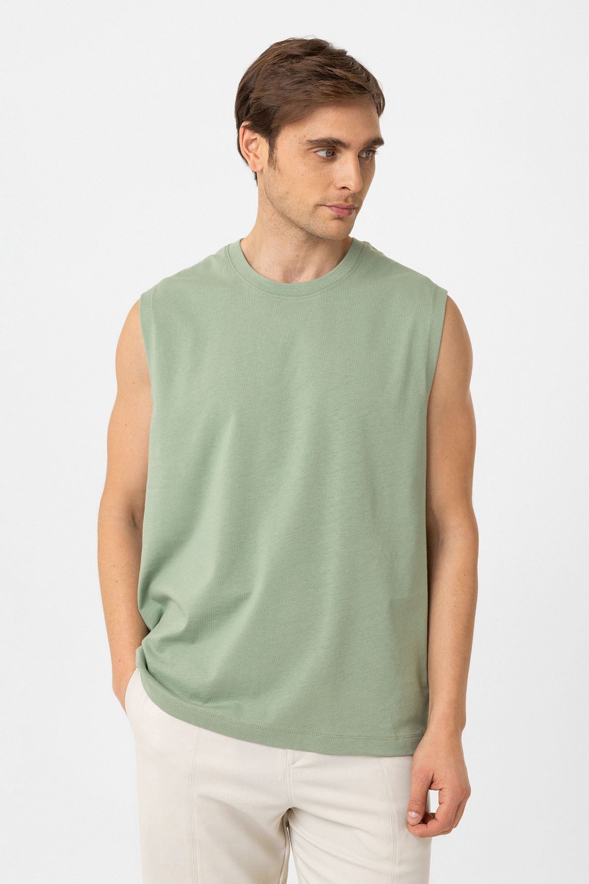 Antioch Relaxed Fit Erkek Kolsuz T-Shirt