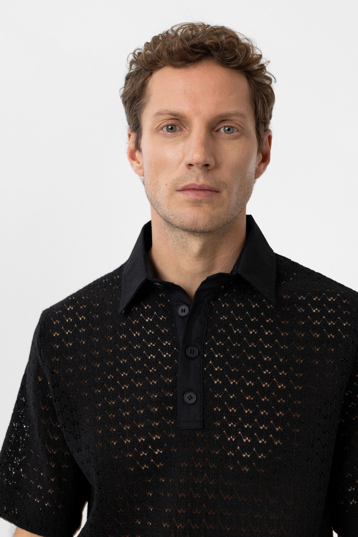 Antioch Polo Yaka Örgü Erkek T-Shirt