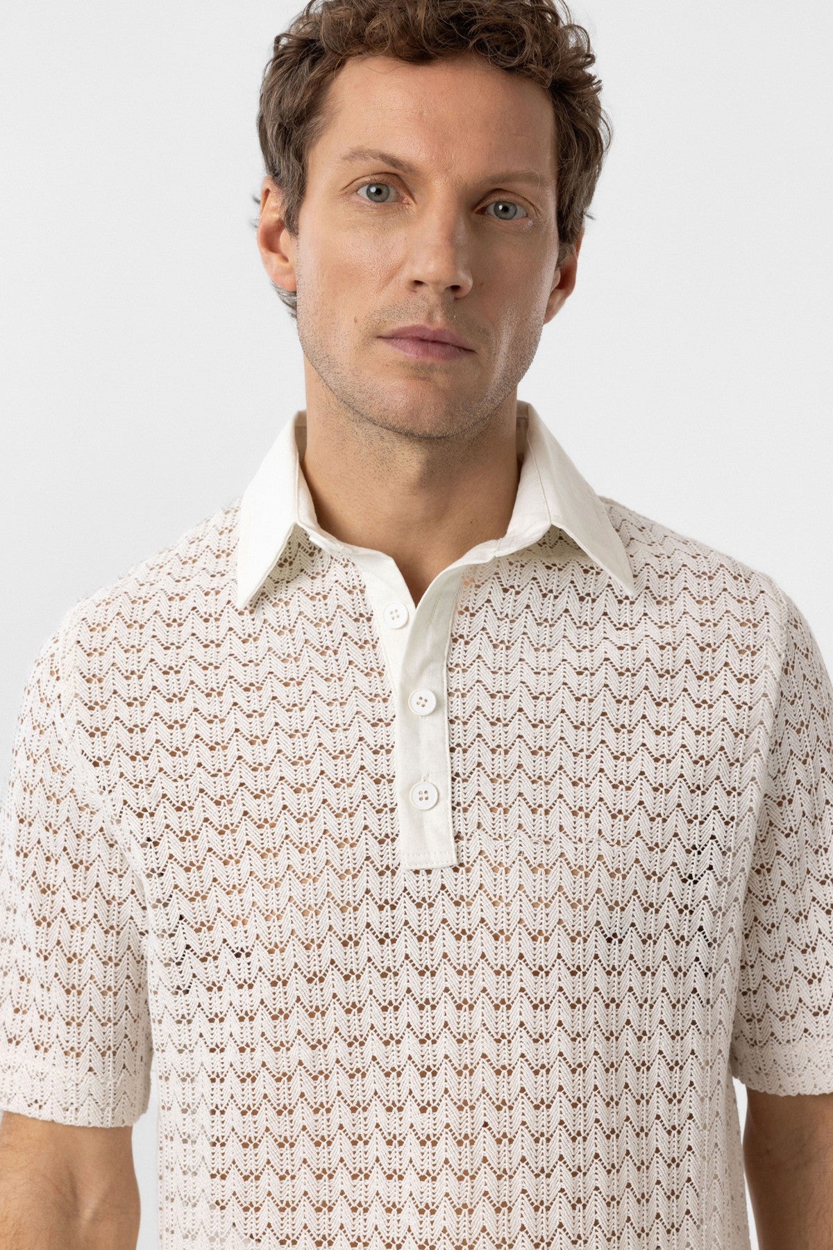 Antioch Polo Yaka Örgü Erkek T-Shirt