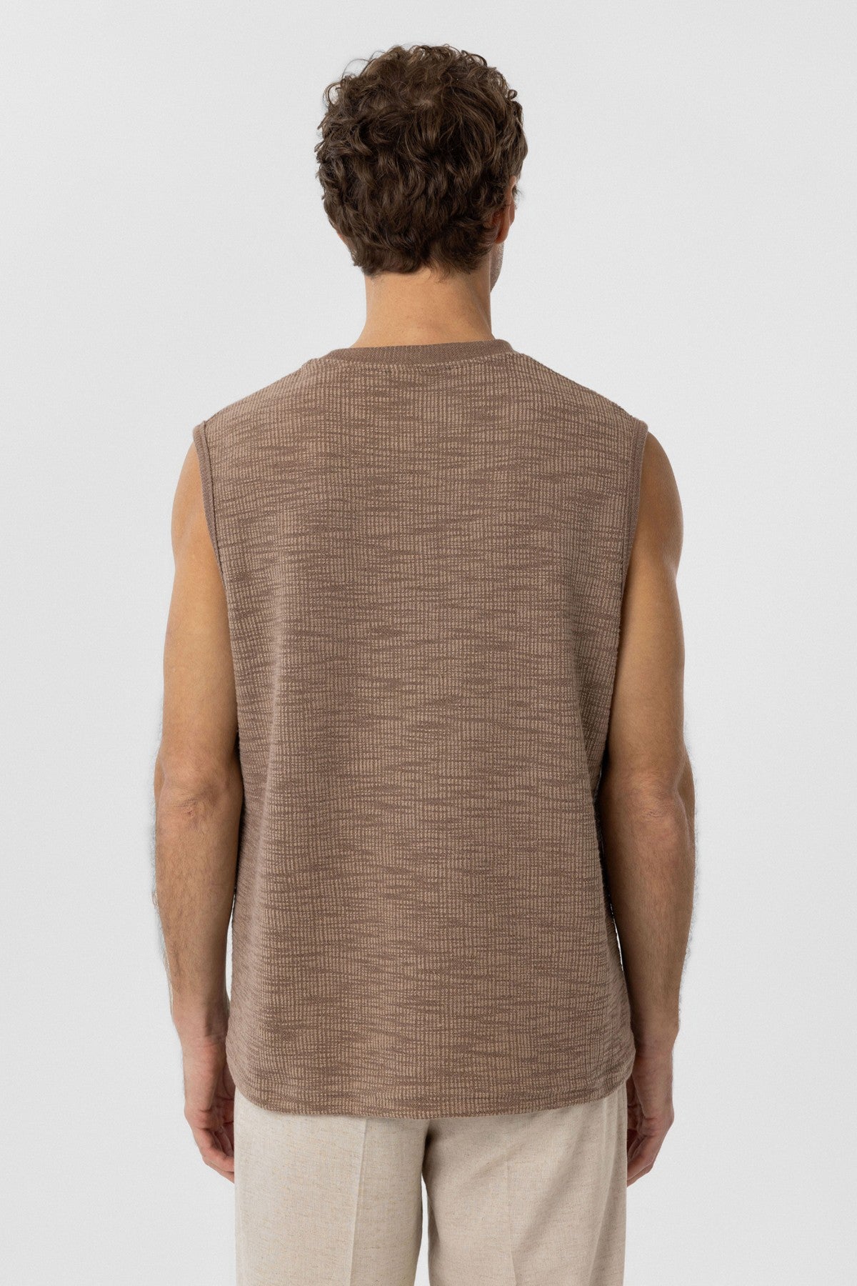 Antioch Regular Fit Dokulu Erkek Kolsuz T-Shirt