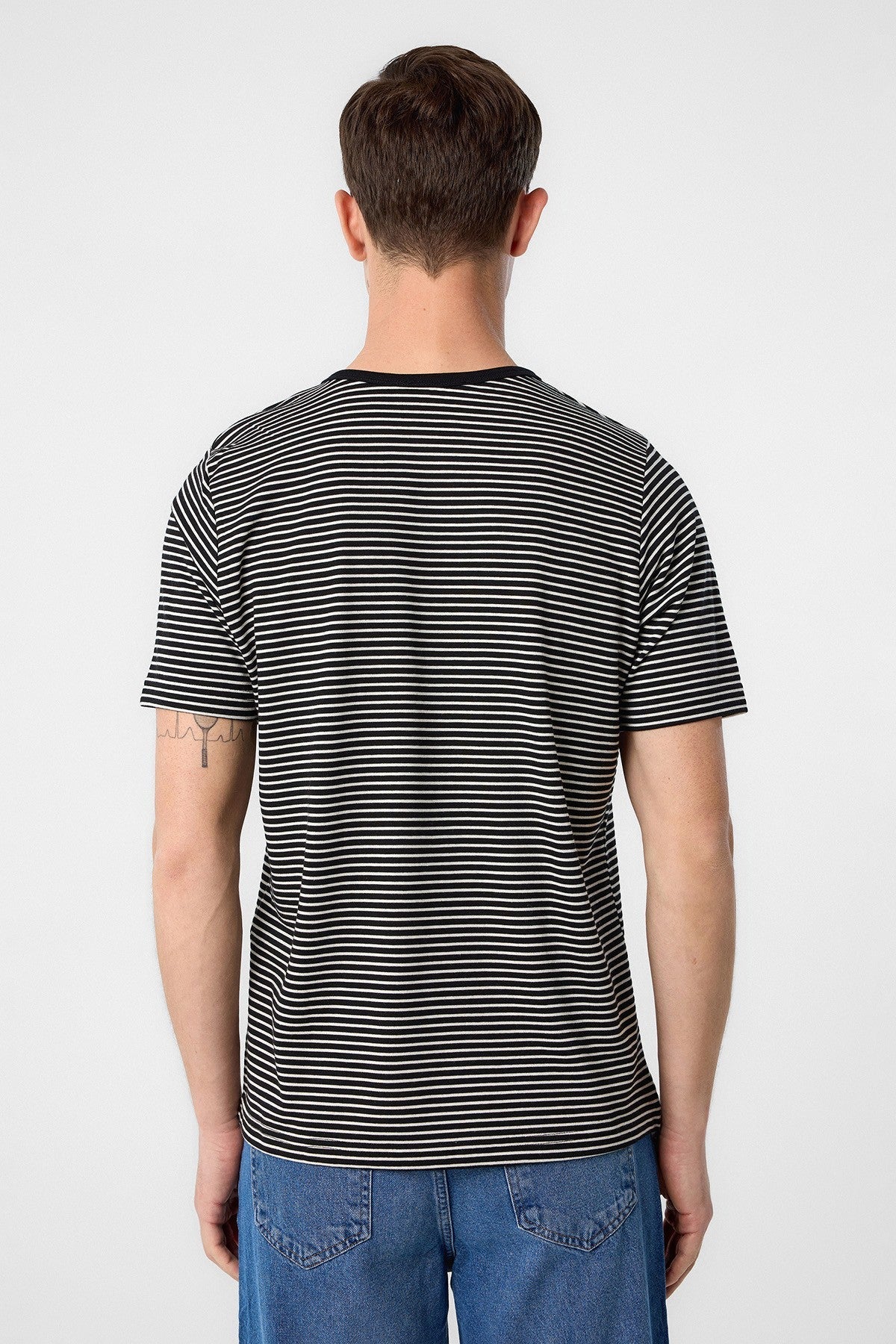 Antioch Regular Fit Çizgili Erkek T-Shirt