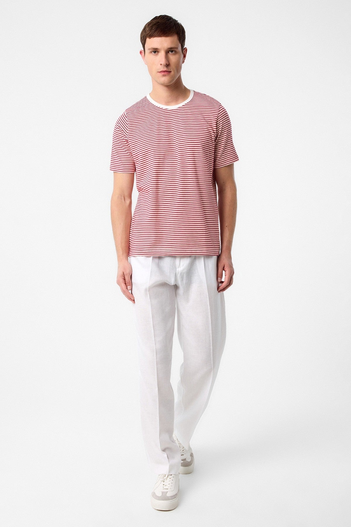 Antioch Regular Fit Çizgili Erkek T-Shirt