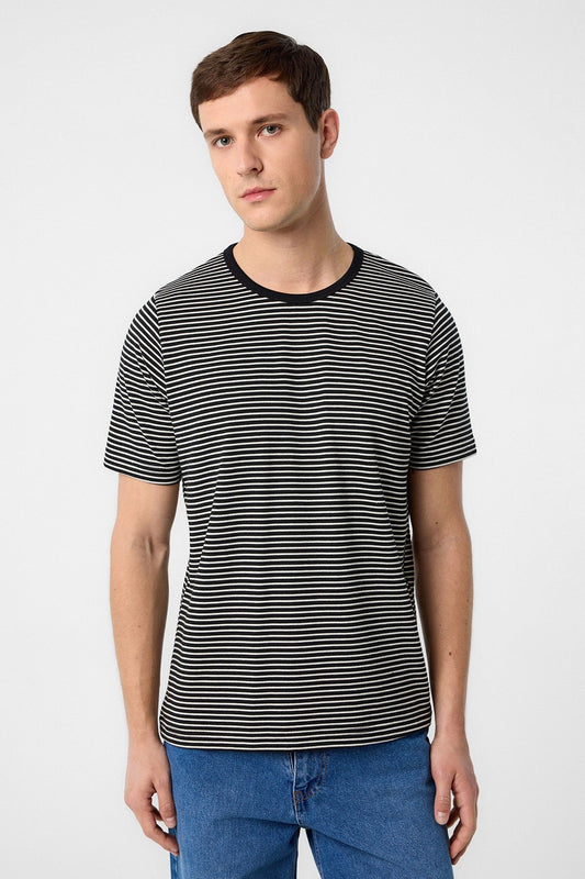 Antioch Regular Fit Çizgili Erkek T-Shirt
