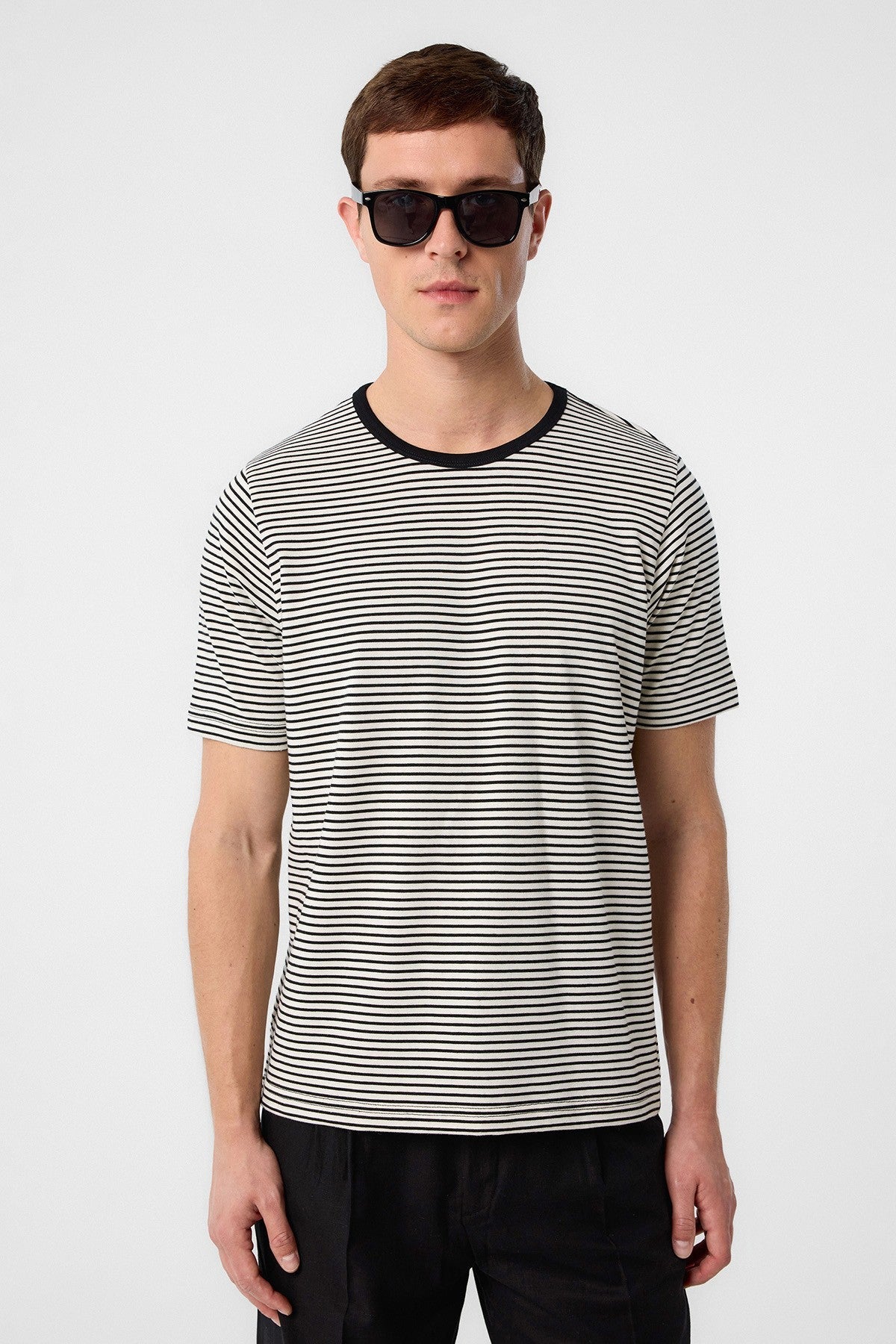 Antioch Regular Fit Çizgili Erkek T-Shirt