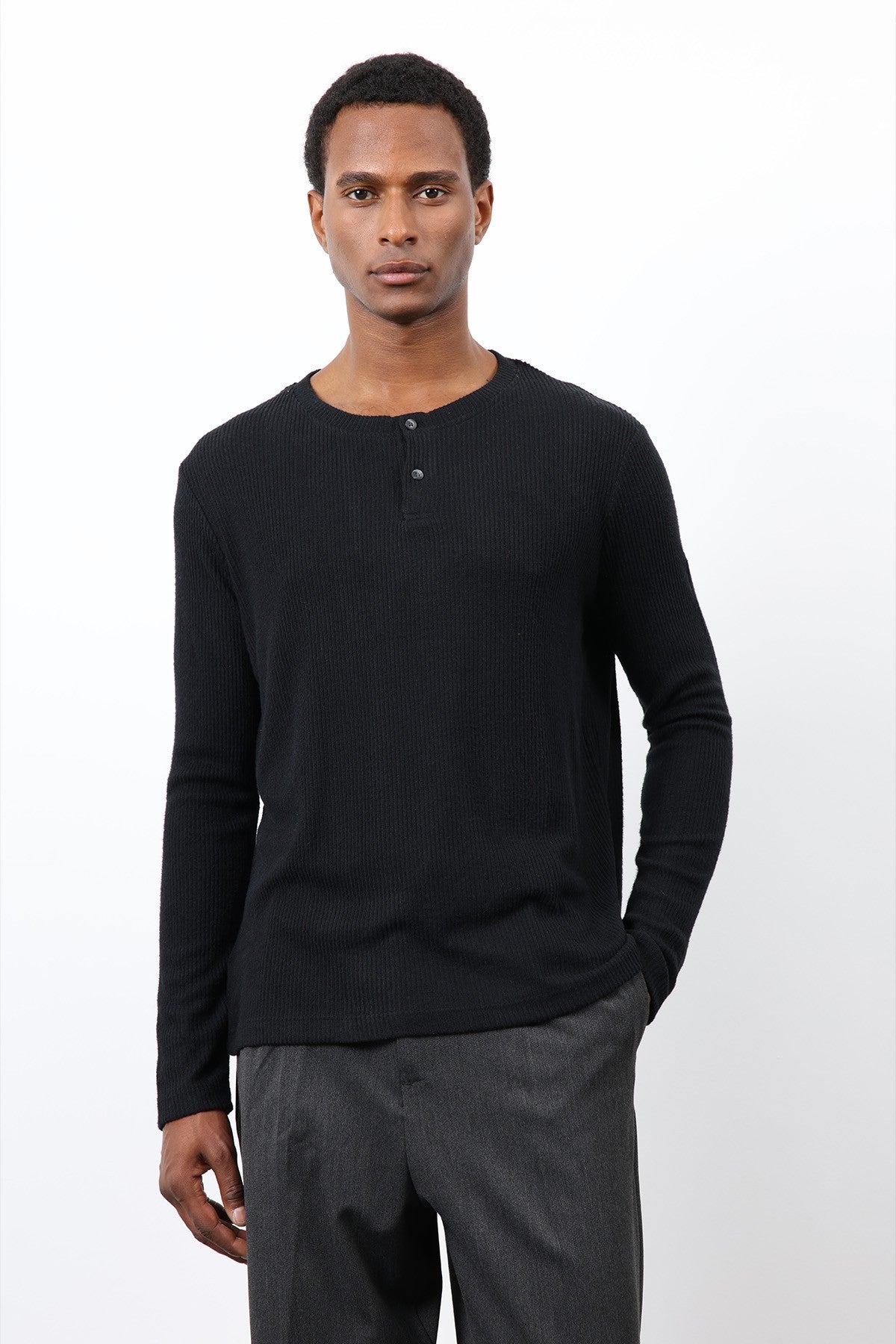 Antioch Fitilli Düğmeli Yaka T-Shirt