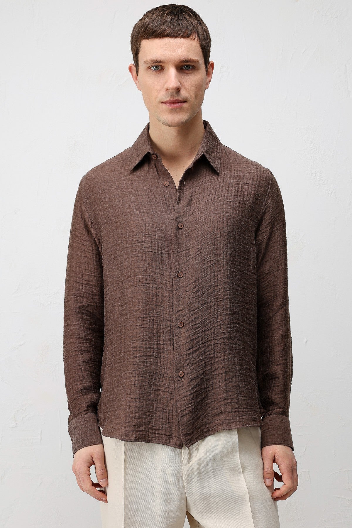 Antioch Crinkled Relax Fit Erkek Gömlek
