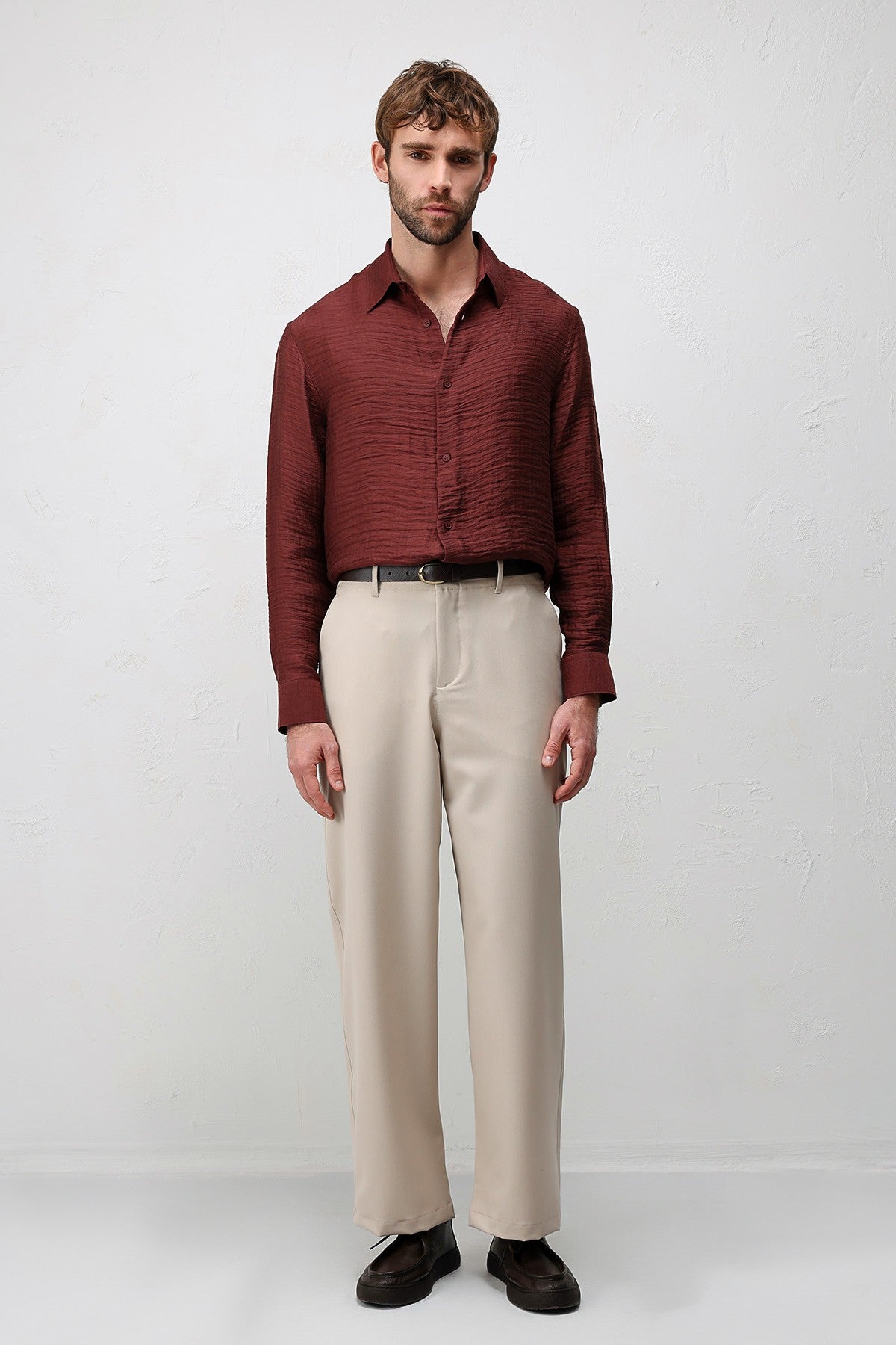 Antioch Crinkled Relax Fit Erkek Gömlek