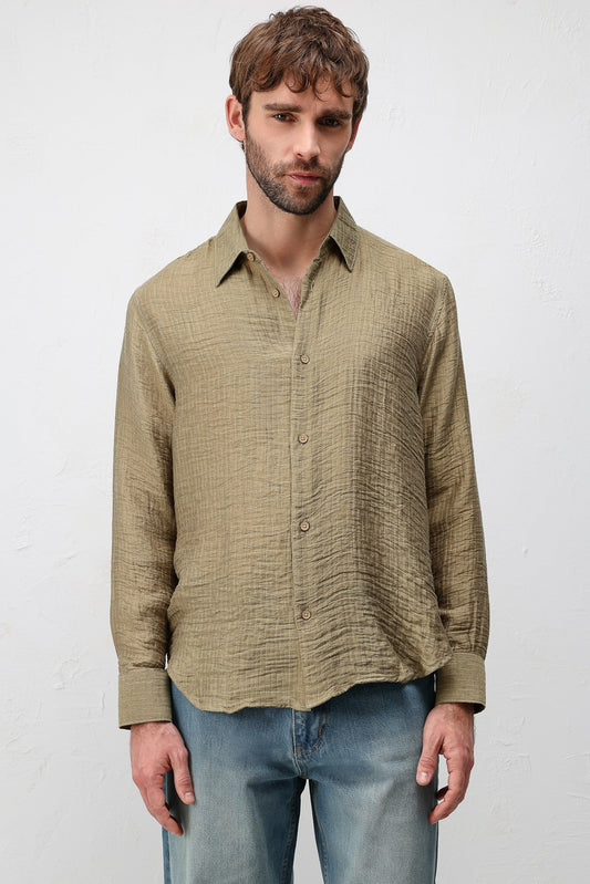 Antioch Crinkled Relax Fit Erkek Gömlek