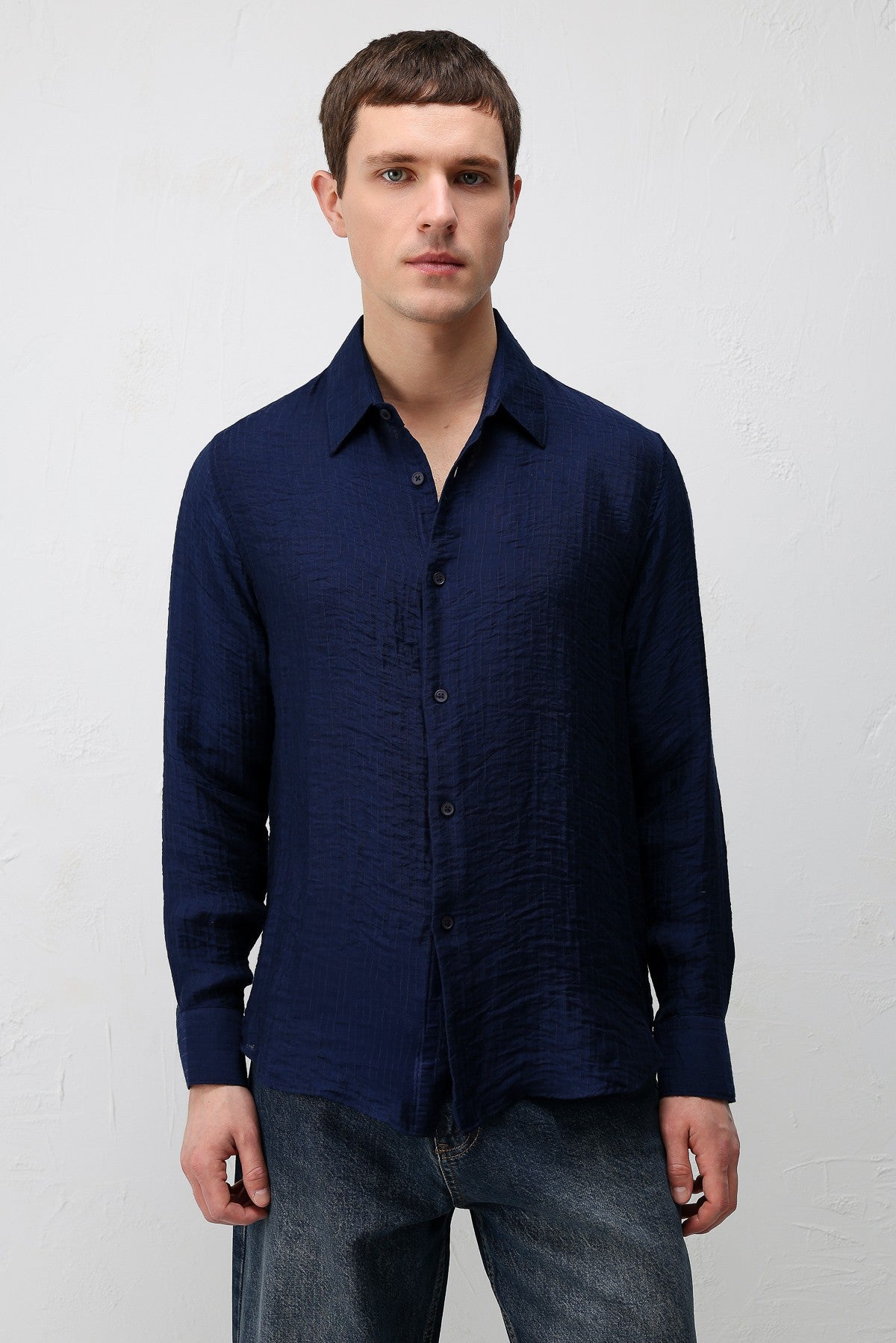 Antioch Crinkled Relax Fit Erkek Gömlek